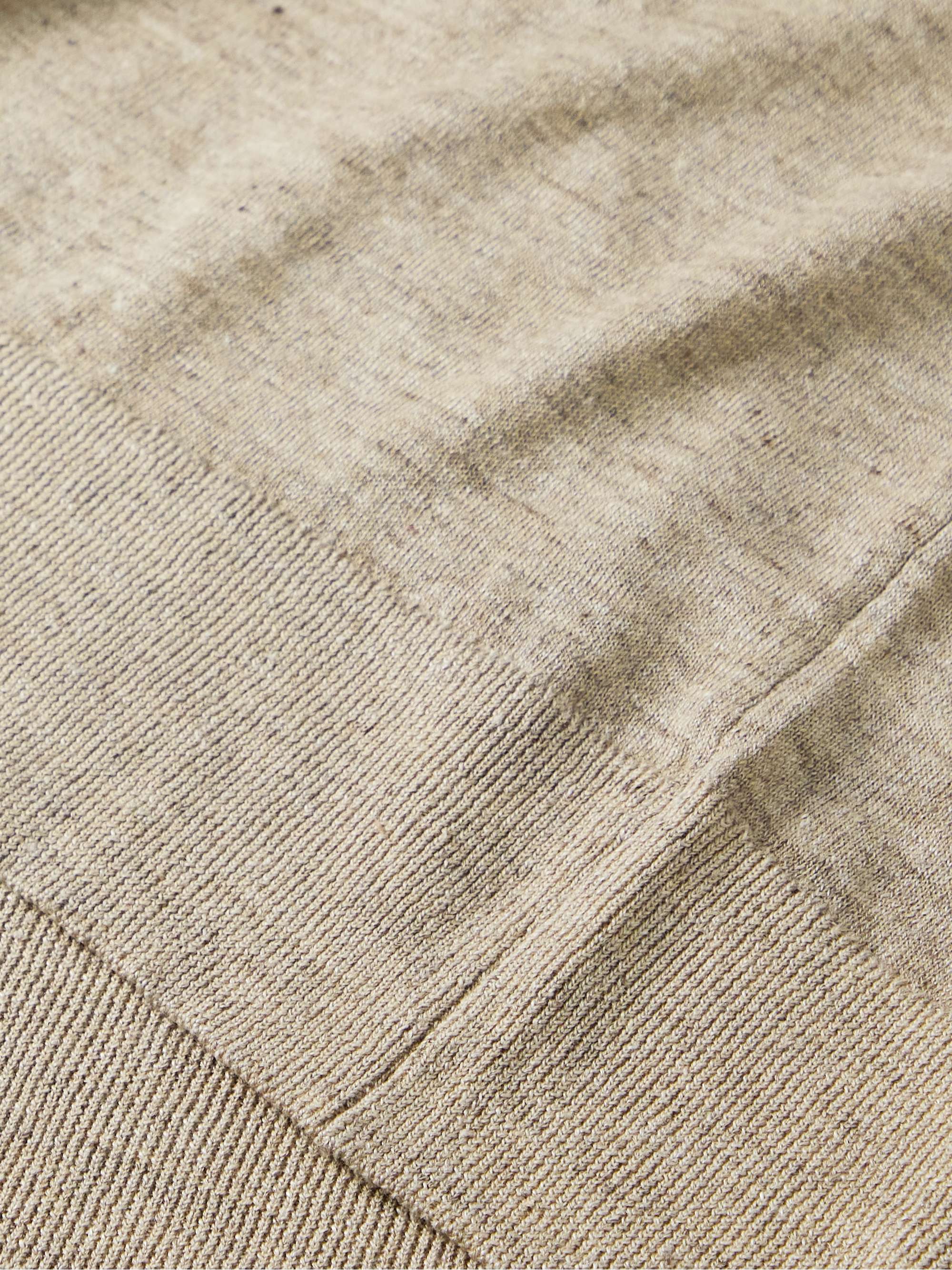 HARTFORD Linen and Cotton-Blend Polo Shirt