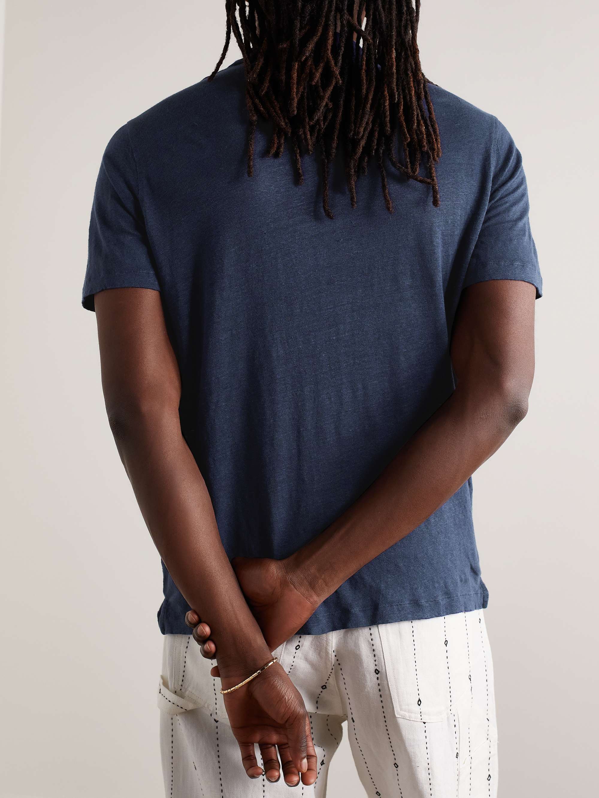 HARTFORD Linen Polo Shirt