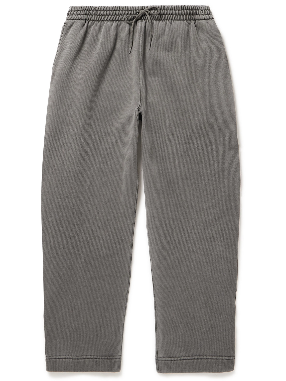 Lady White Cotton-blend Jersey Sweatpants In Gray ModeSens