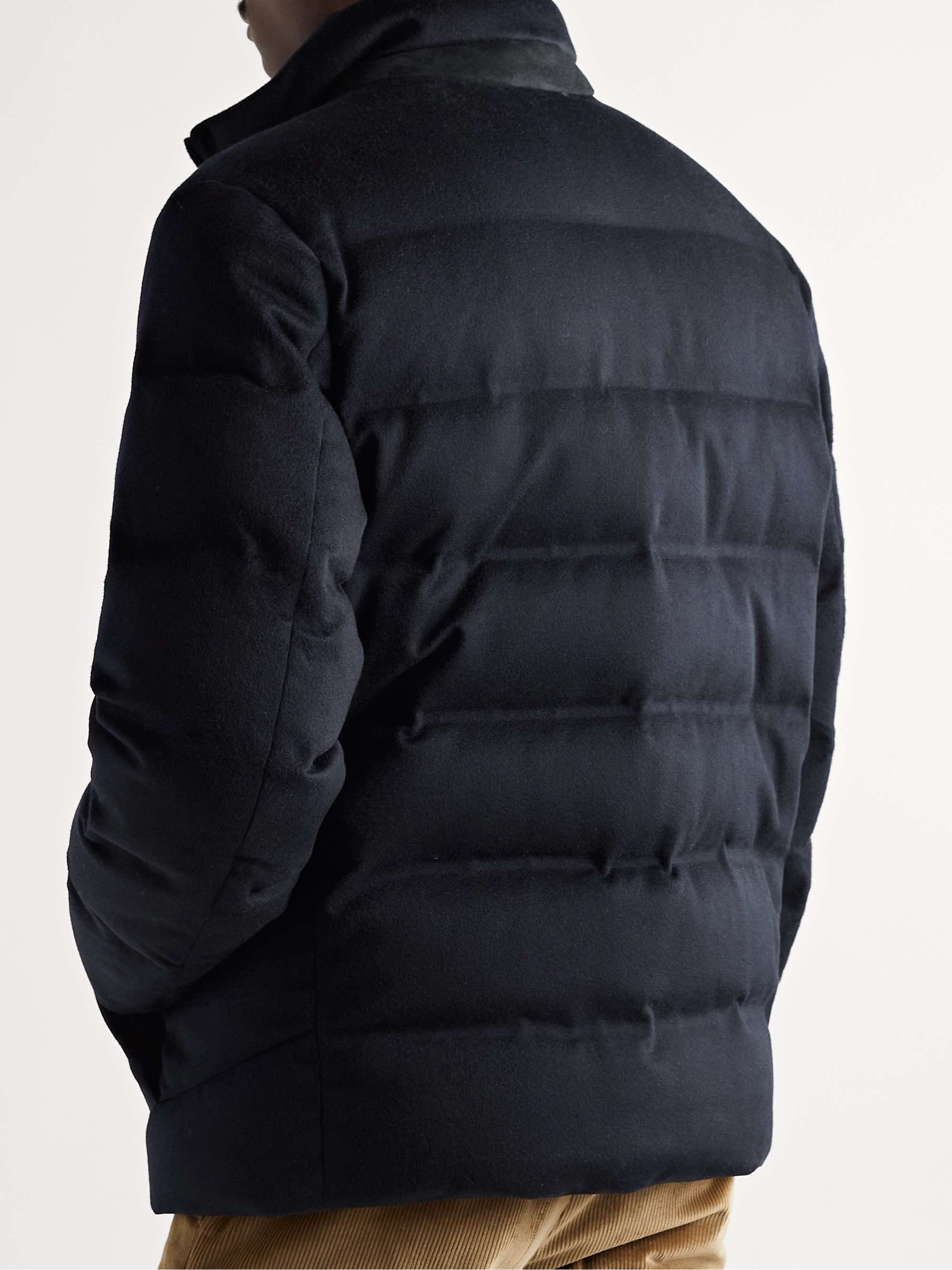 LORO PIANA Quilted Cashmere Down Jacket