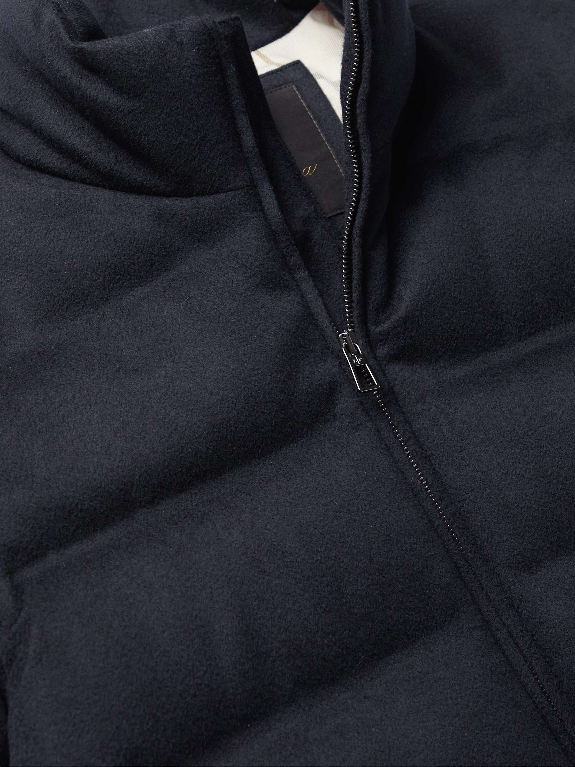 LORO PIANA Quilted Cashmere Down Jacket