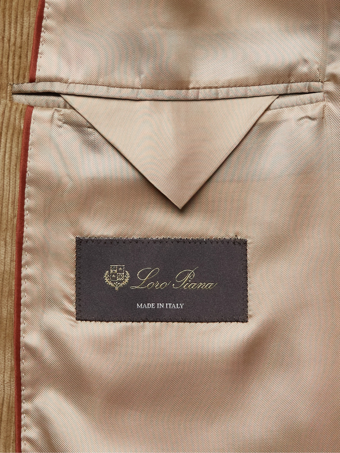 Shop Loro Piana Torino Cotton-corduroy Blazer In Neutrals