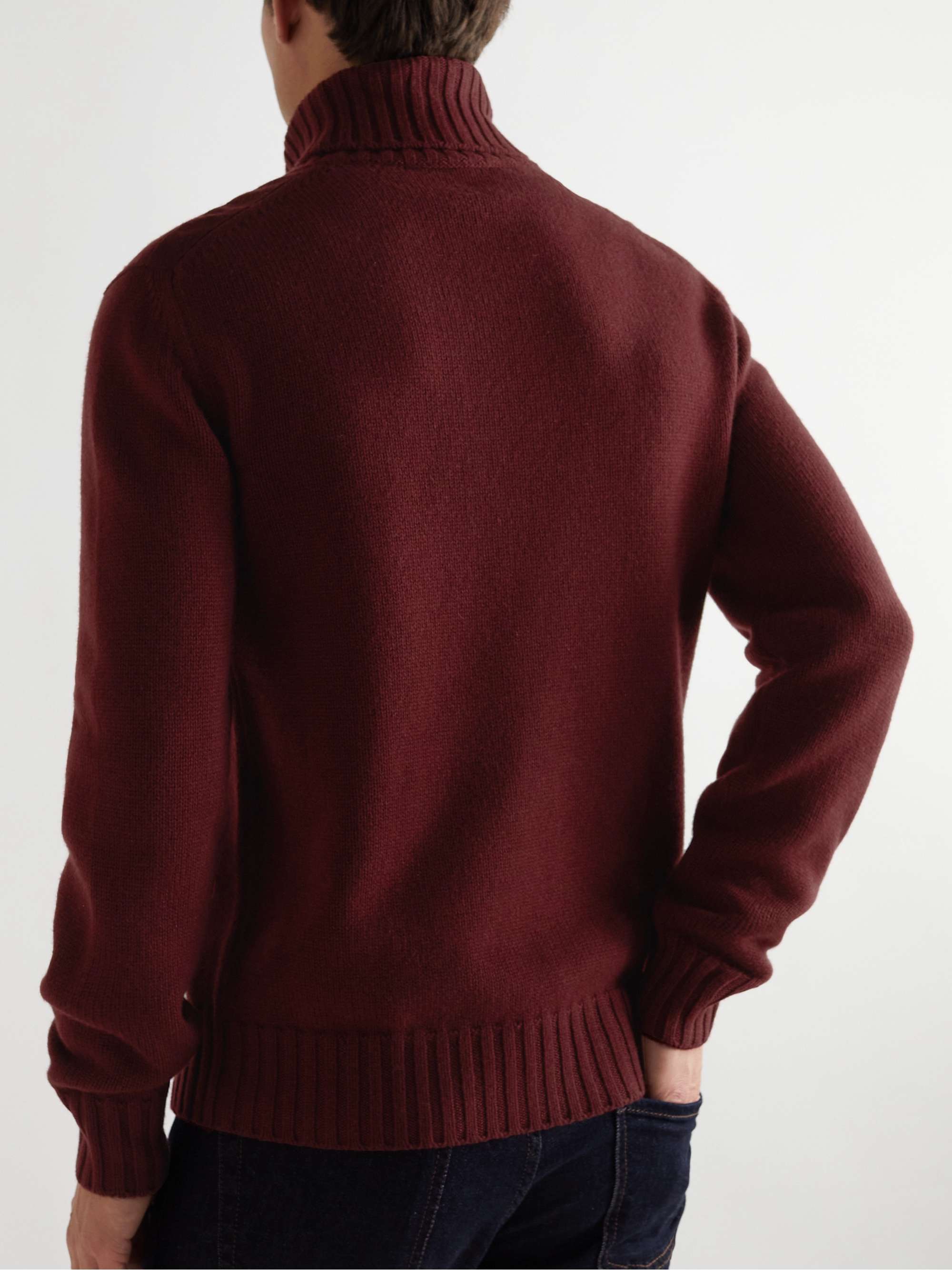LORO PIANA Grafton Baby Cashmere Rollneck Sweater