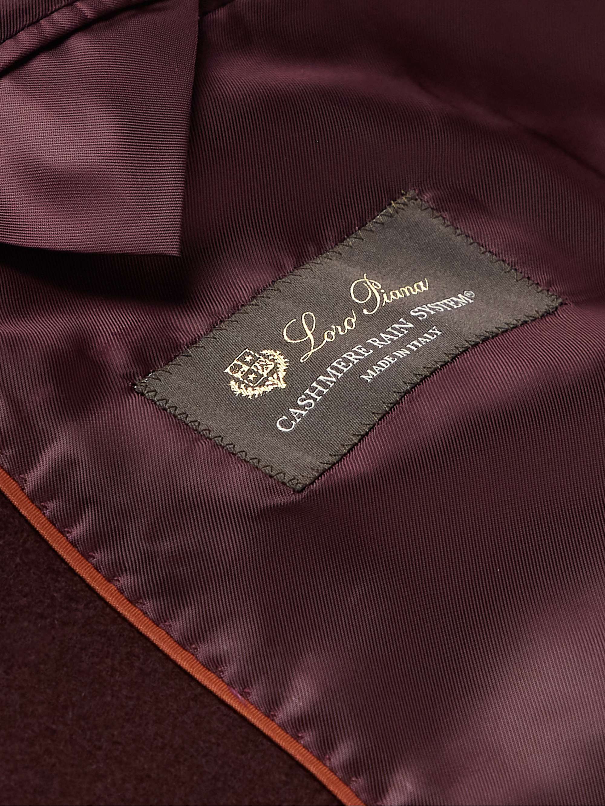 LORO PIANA Double-Breasted Cashmere Coat