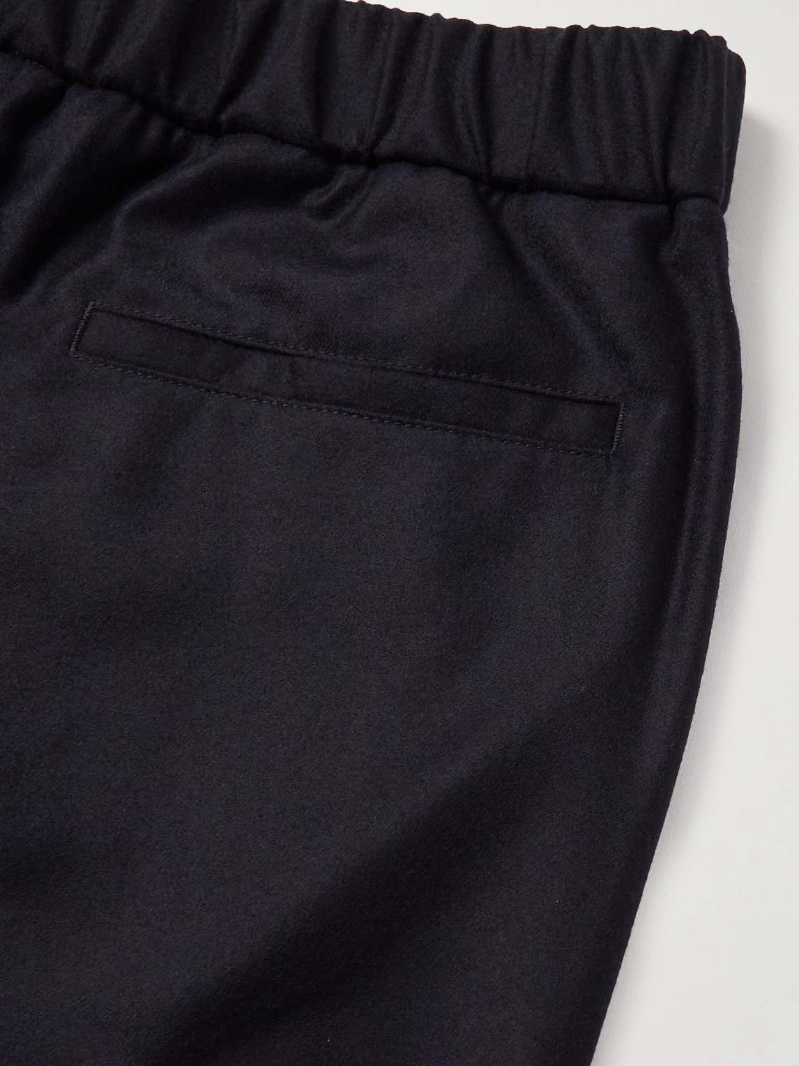 Loro Piana Slim-fit Virgin Wool And Cashmere-blend Trousers In Blue