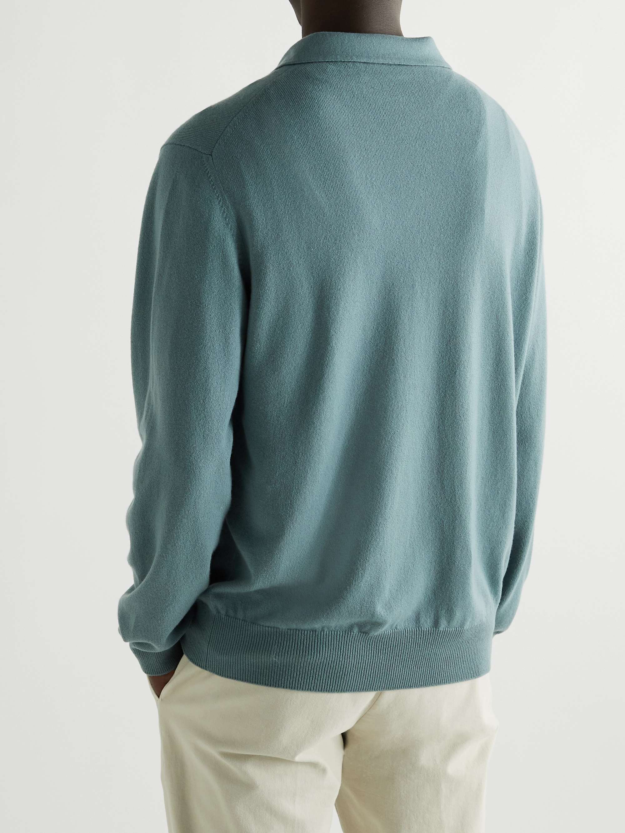 LORO PIANA Baby Cashmere Polo Shirt