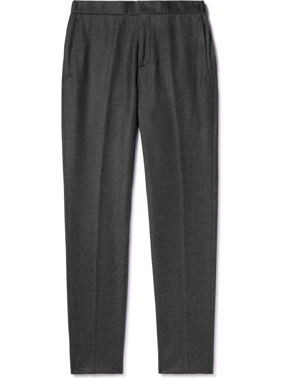 Loro Piana - Slim-Fit Virgin Wool and Cashmere-Blend Trousers - Men - Gray - IT 56