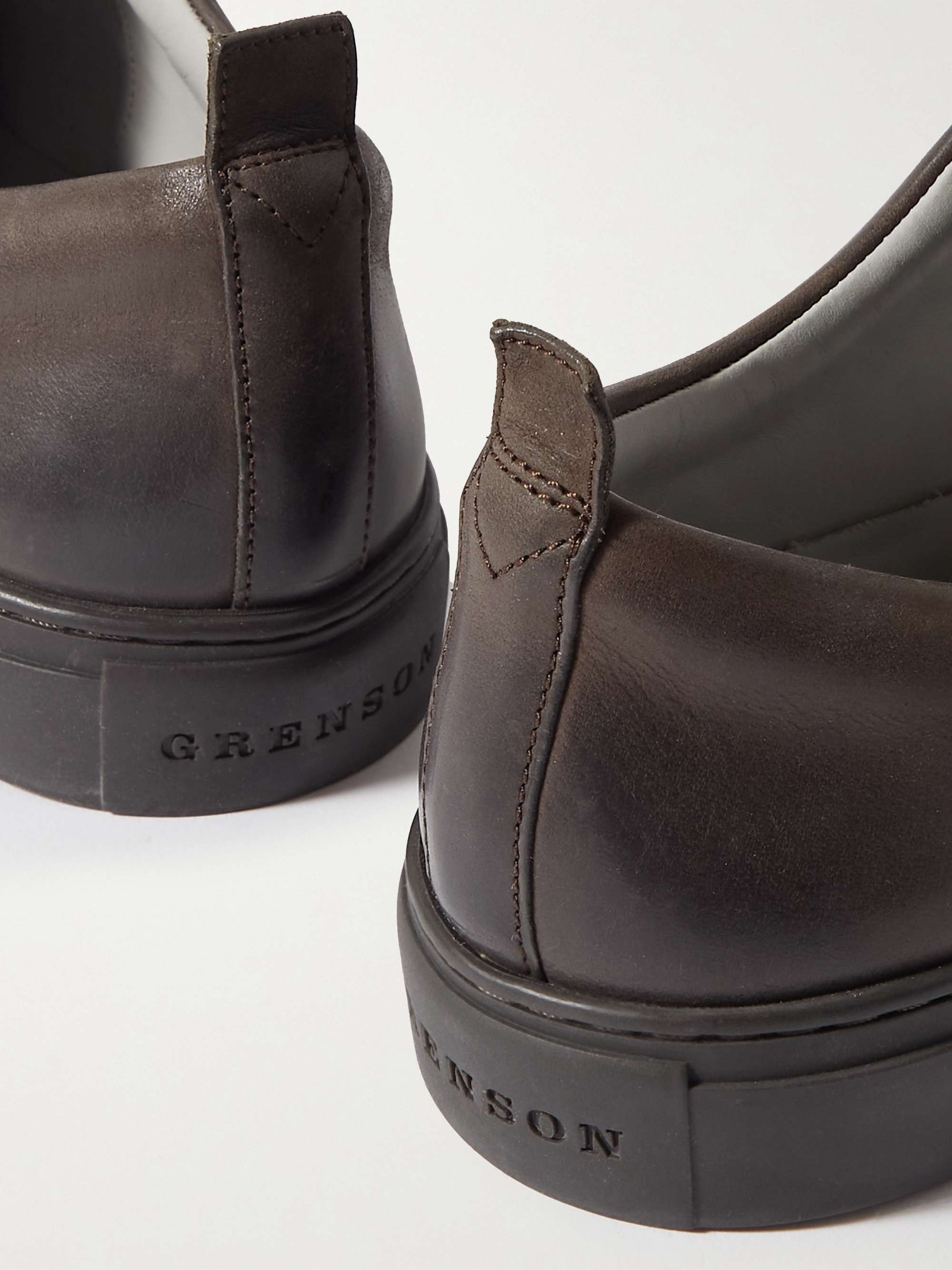 GRENSON Burnished Nubuck Sneakers