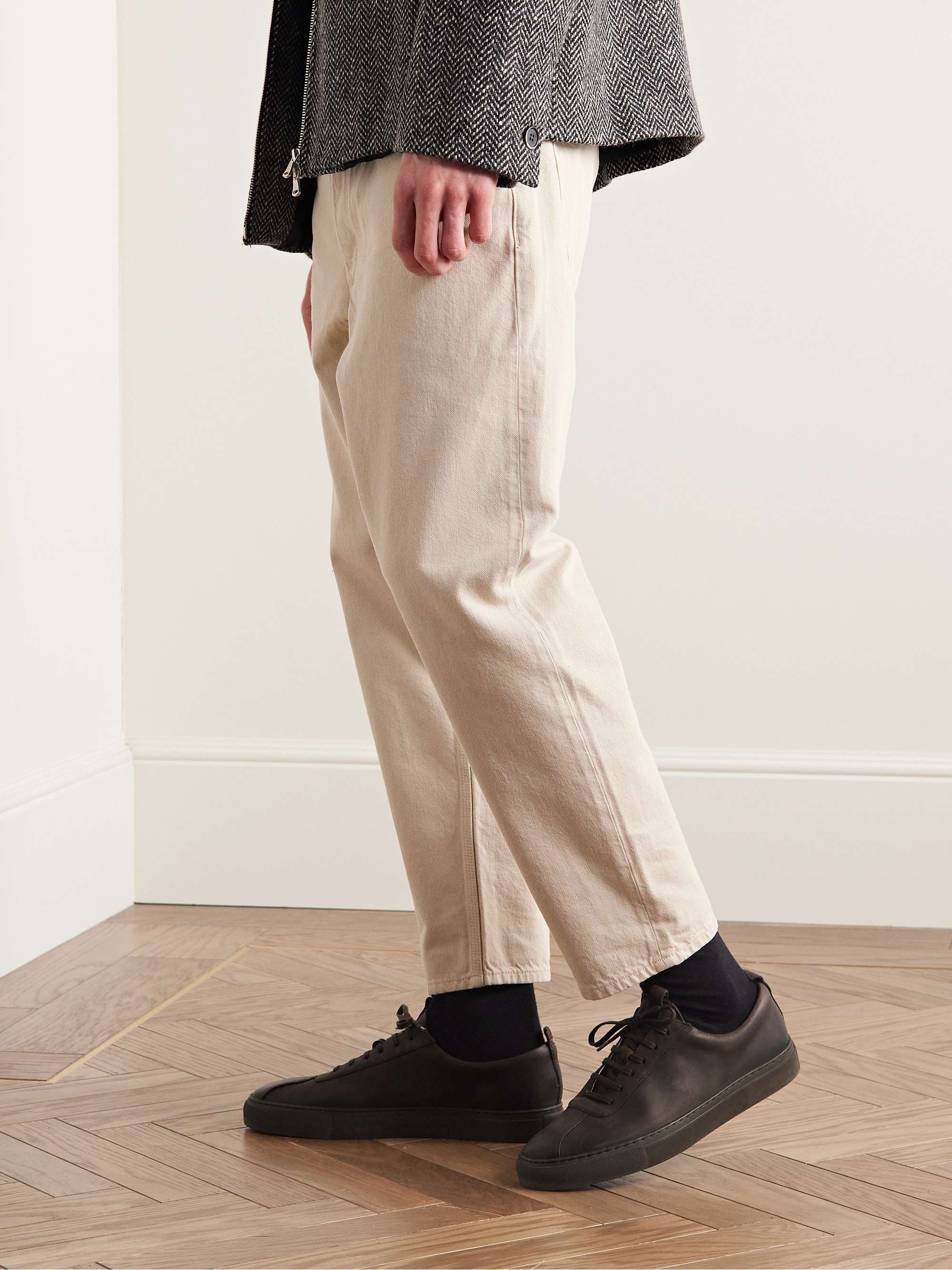 GRENSON Burnished Nubuck Sneakers