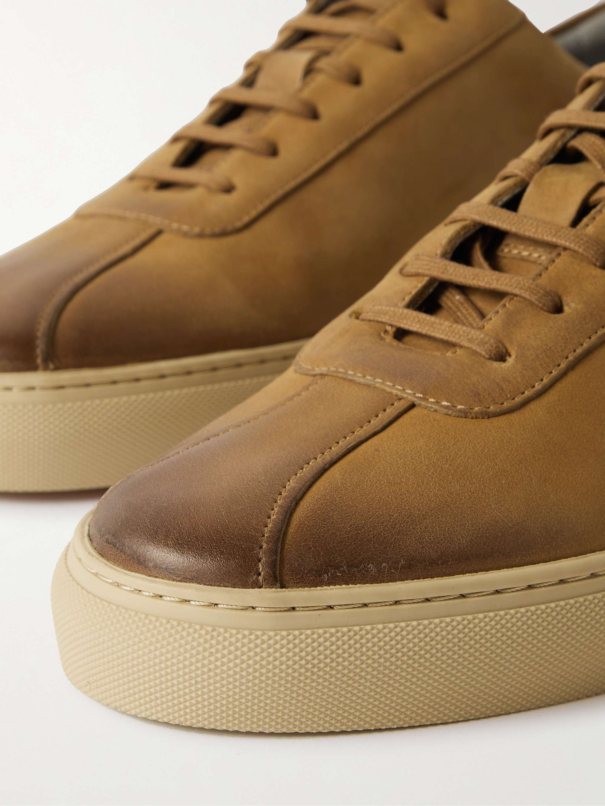 GRENSON Burnished Nubuck Sneakers