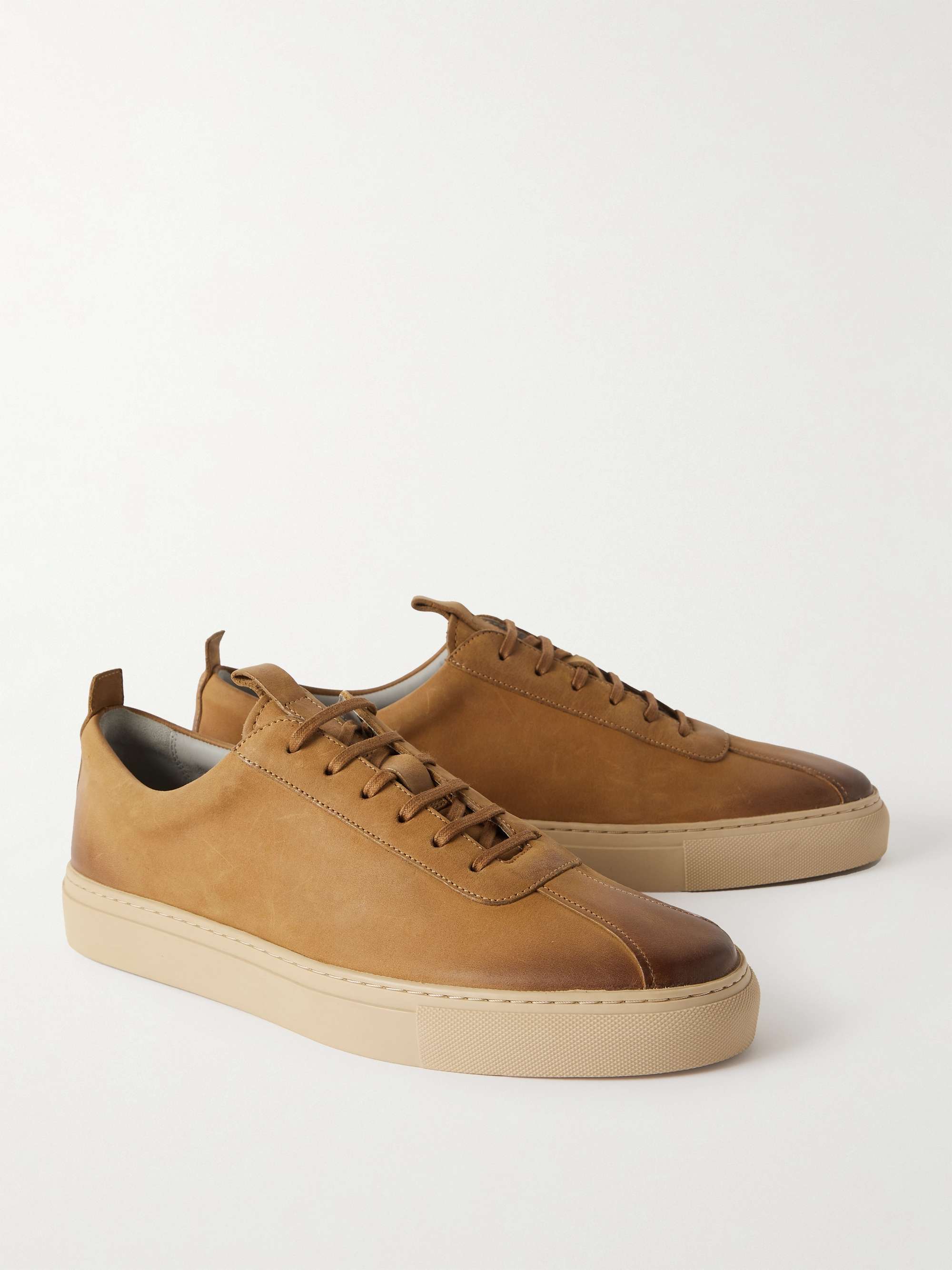 GRENSON Burnished Nubuck Sneakers