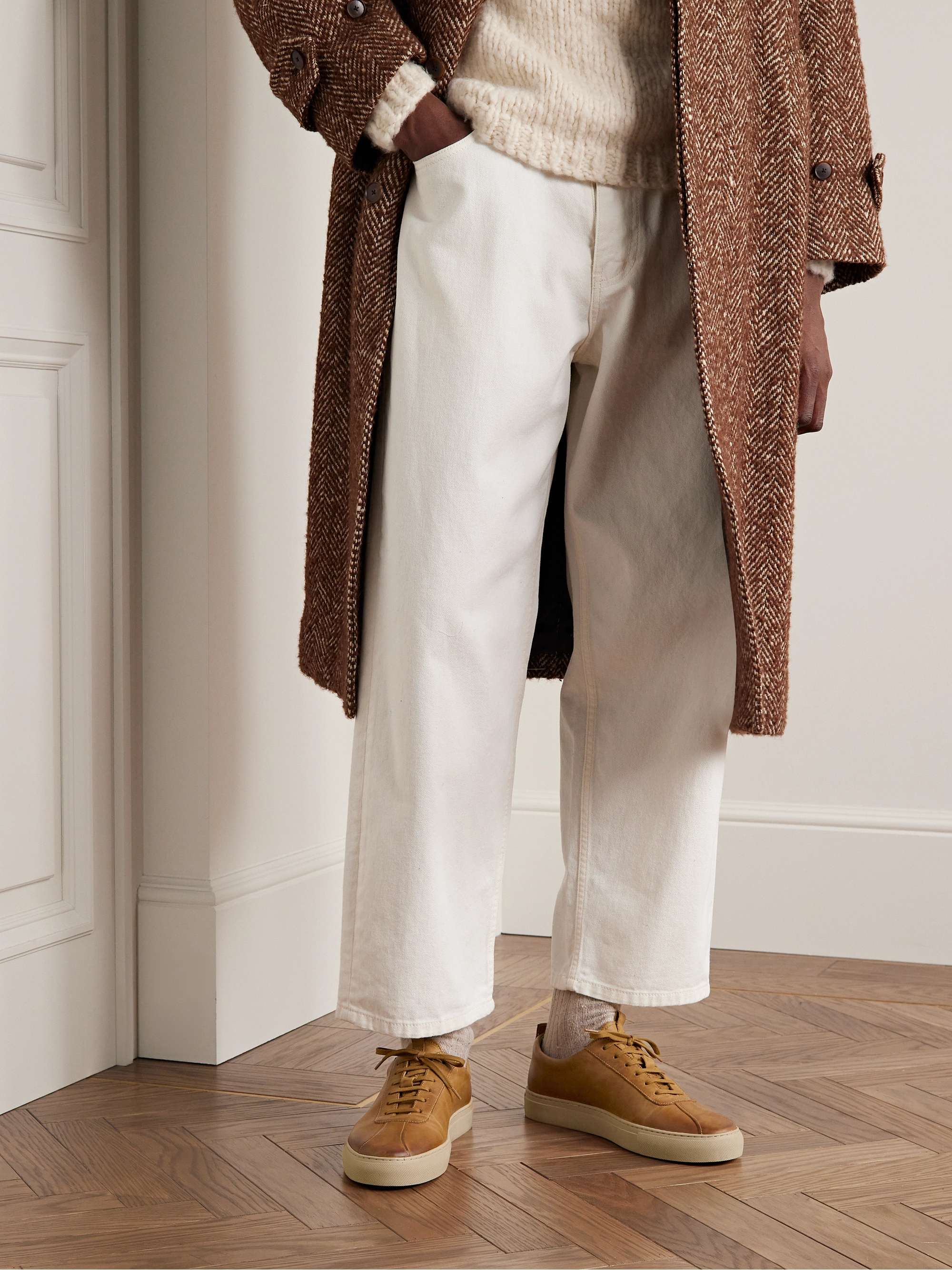 GRENSON Burnished Nubuck Sneakers
