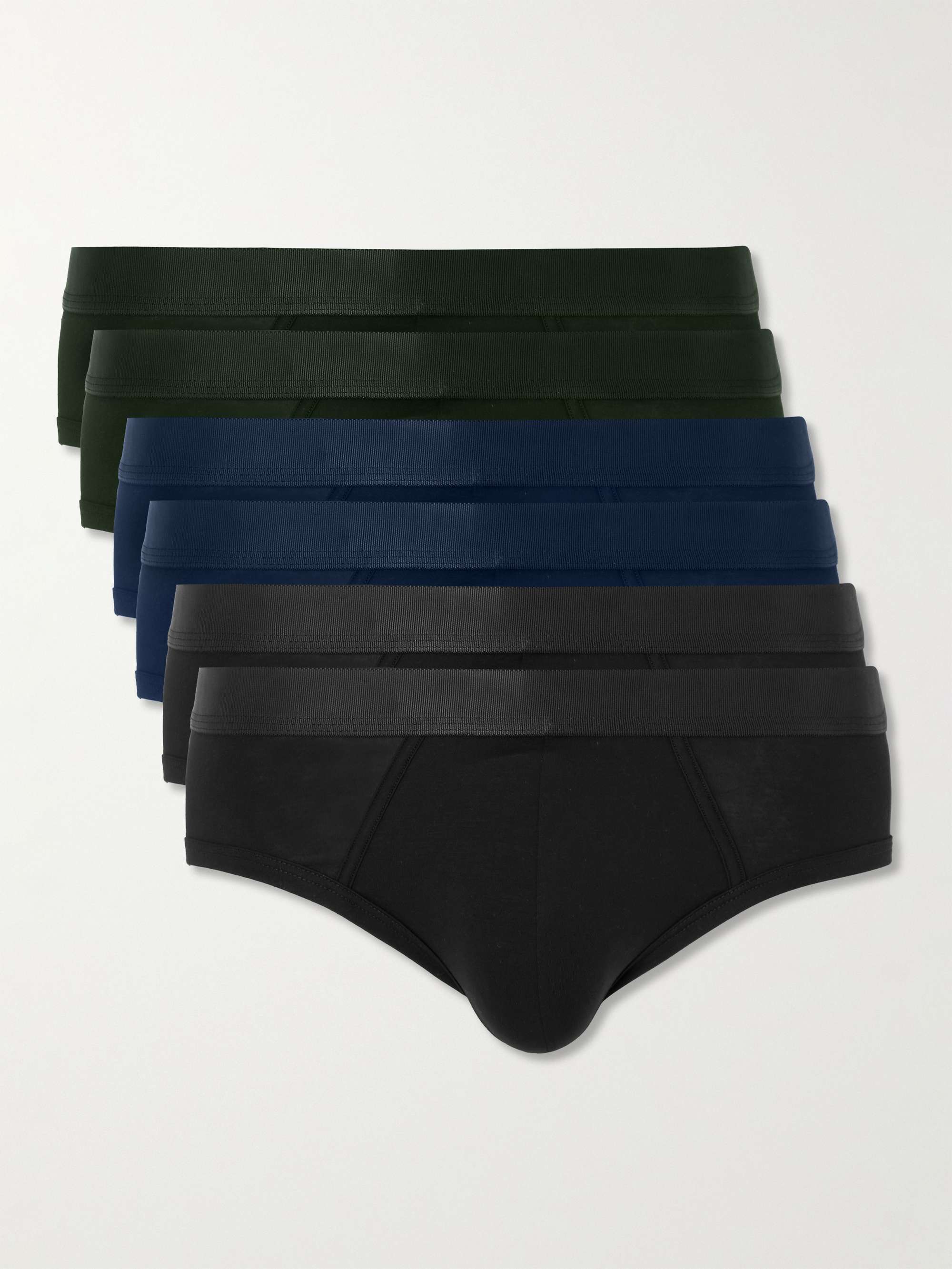 TOM FORD Stretch-Cotton and Modal-Blend Briefs for Men