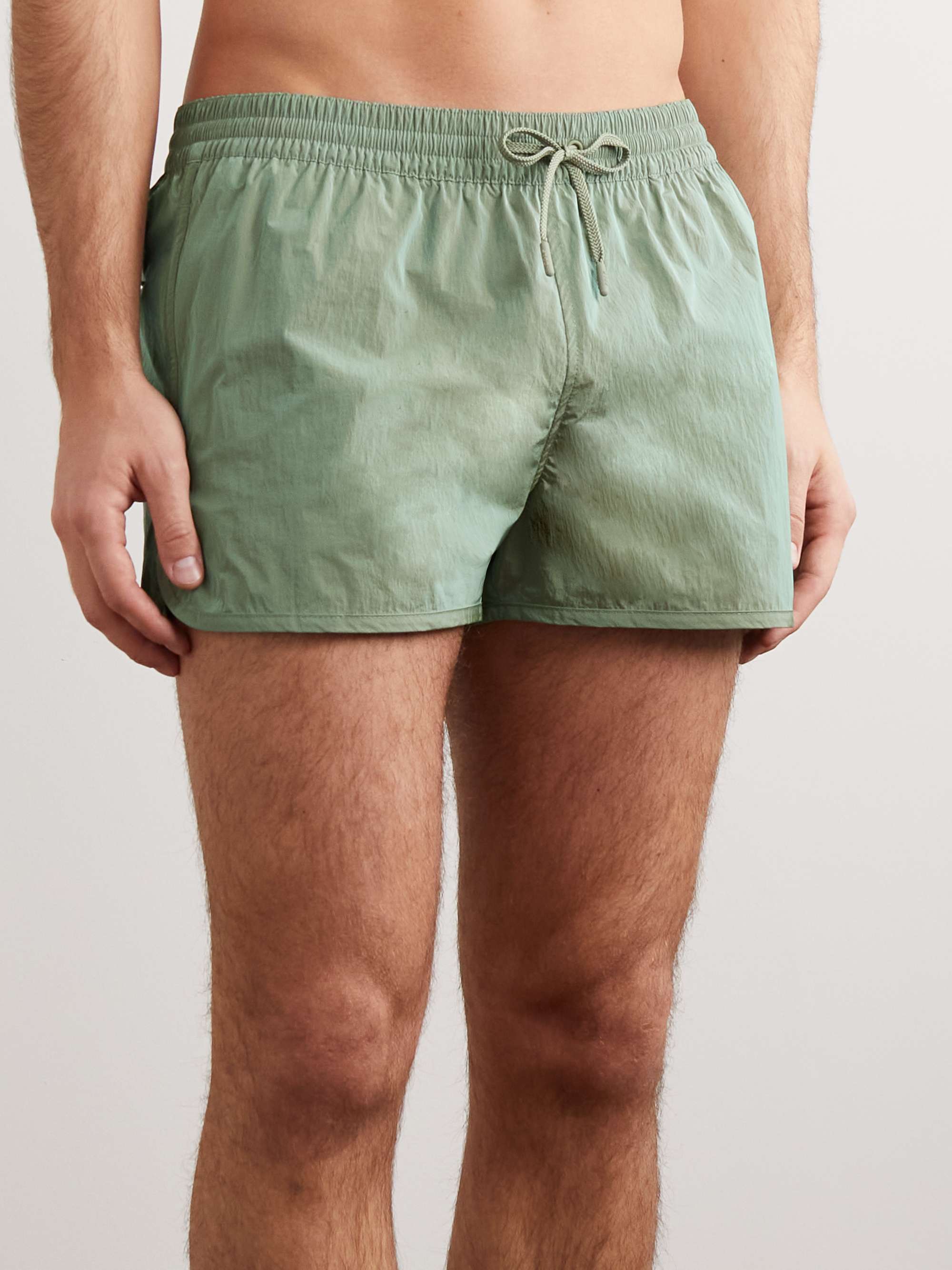 CDLP Straight-Leg Mid-Length Swim Shorts