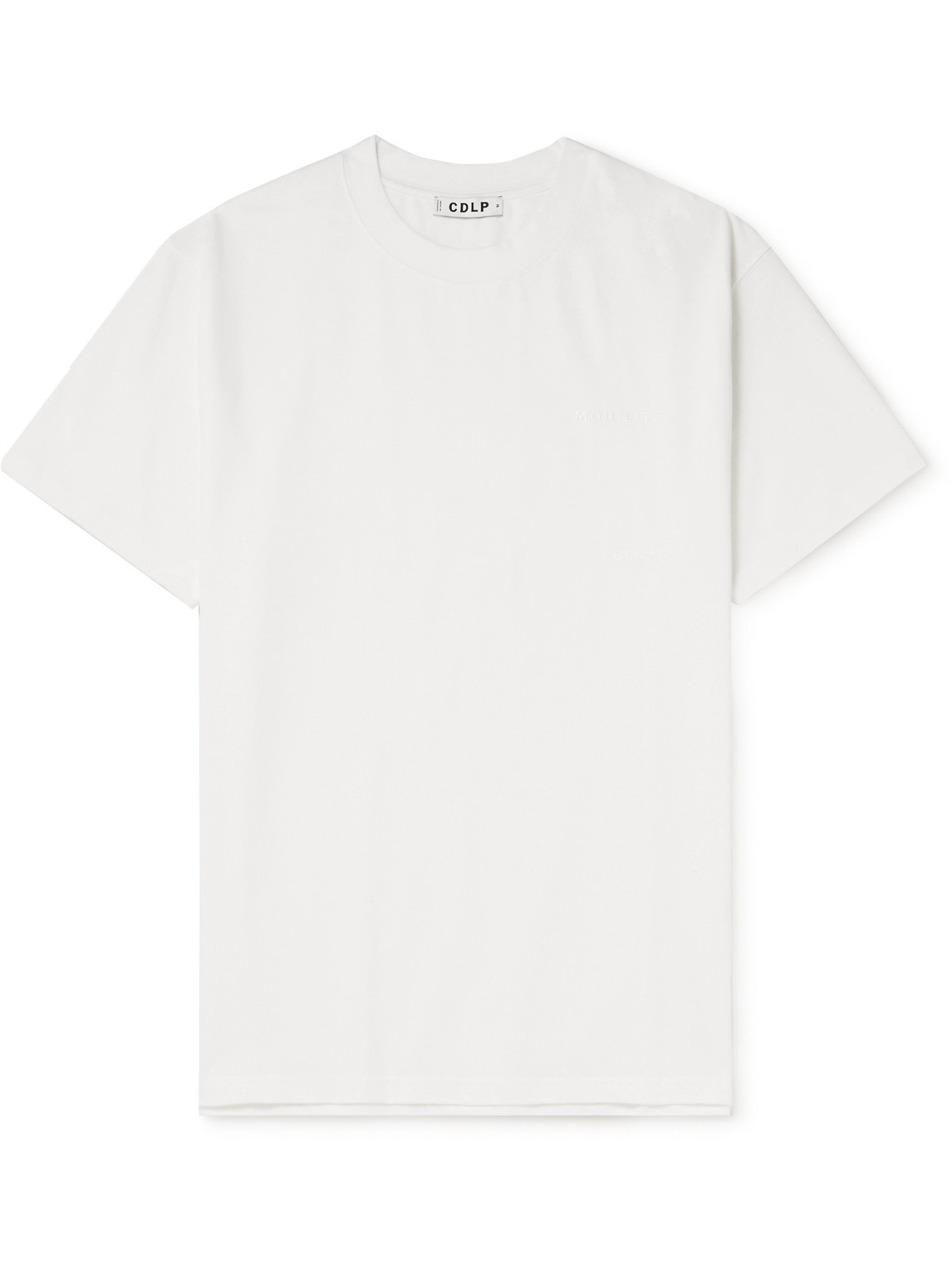 Cdlp Relaxed Cotton Training T-shirt In White
