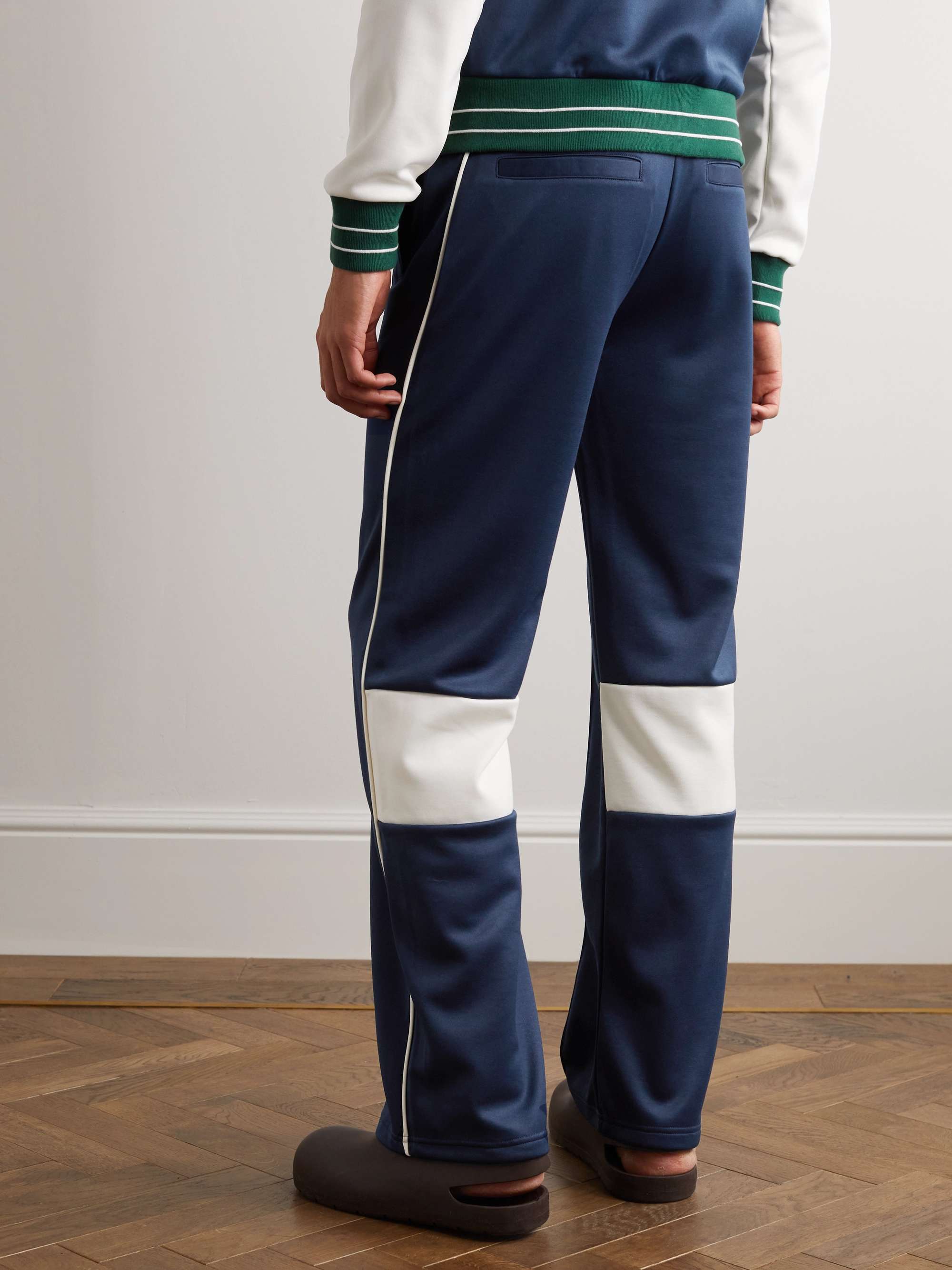 WALES BONNER Kola Straight-Leg Jersey Track Pants