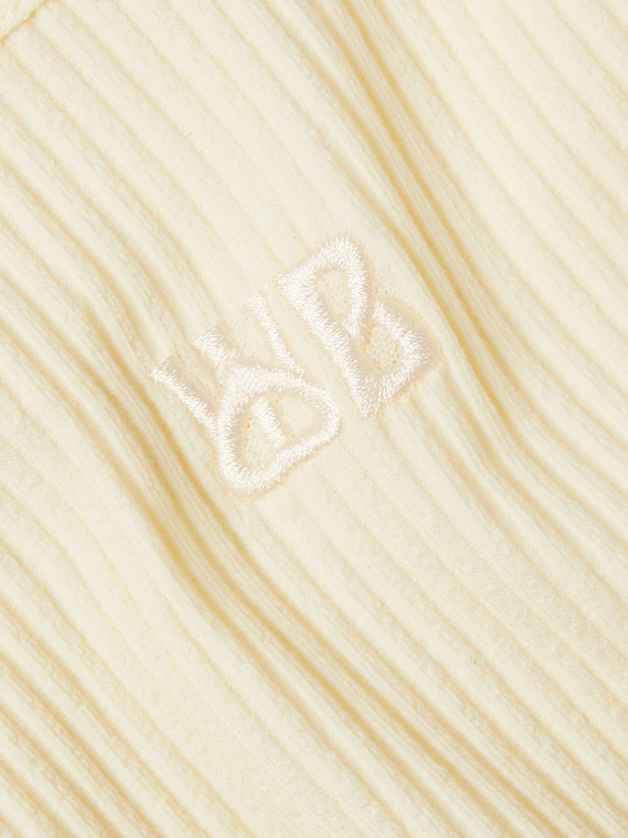 WALES BONNER Ribbed Stretch-Organic Cotton Tank Top