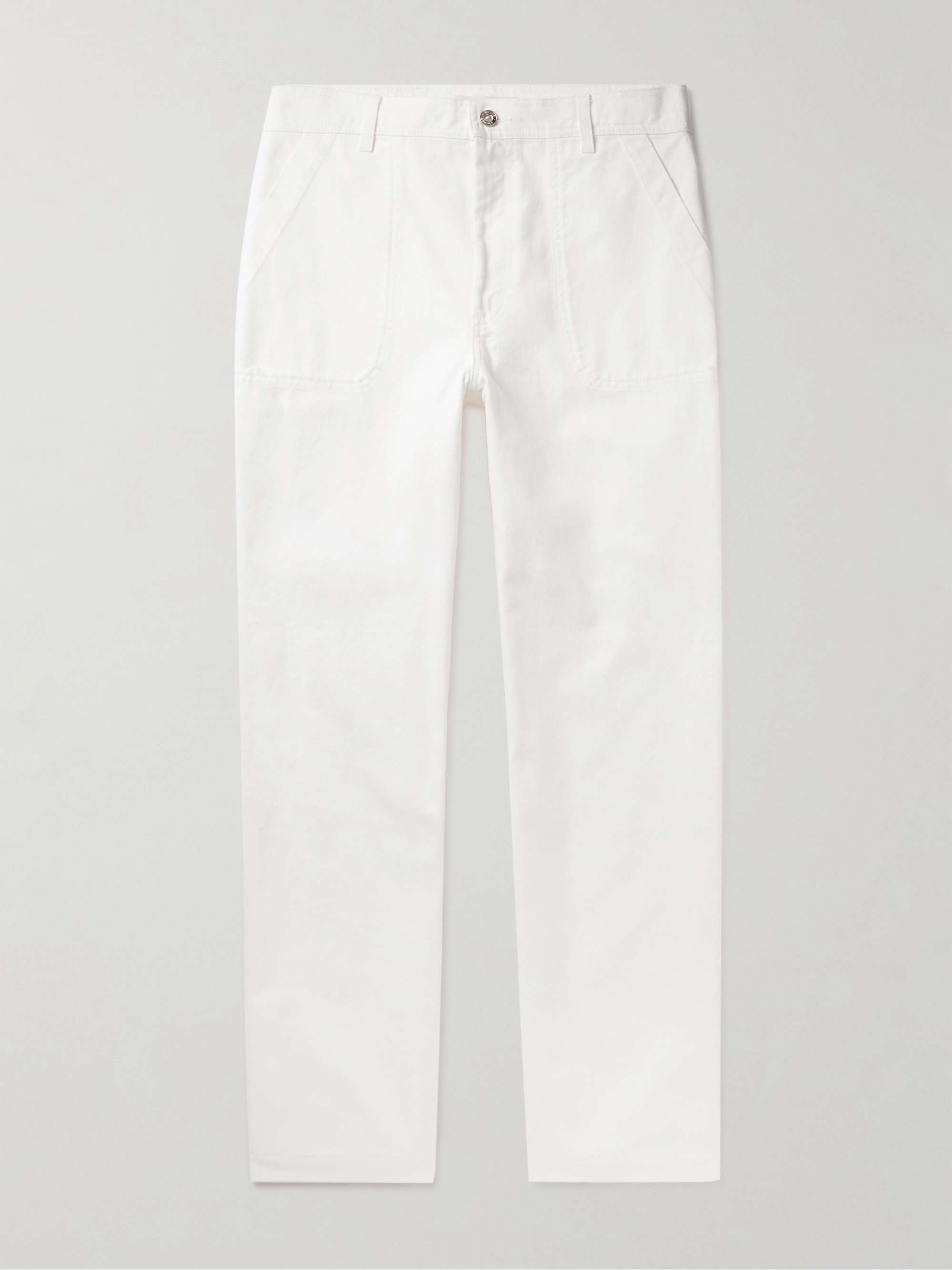 WALES BONNER Kwame Straight-Leg Studded Organic Denim Jeans