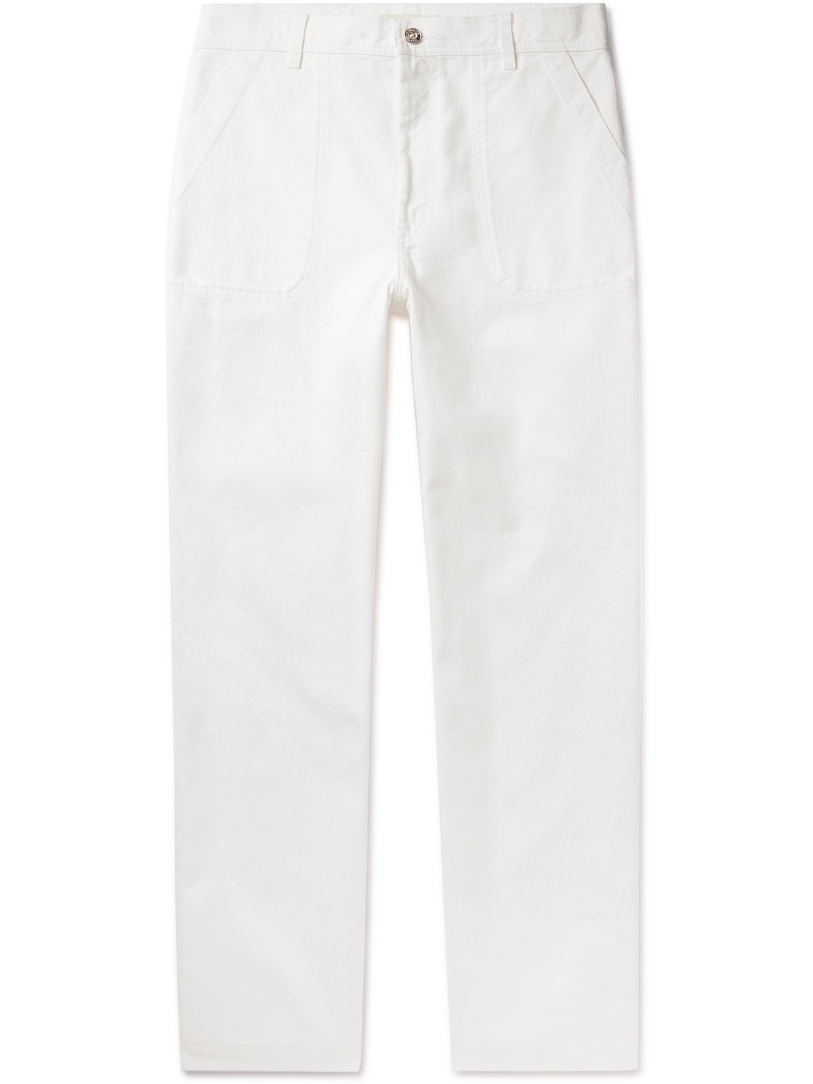 Wales Bonner - Kwame Straight-Leg Studded Organic Denim Jeans - Men - White - UK/US 28