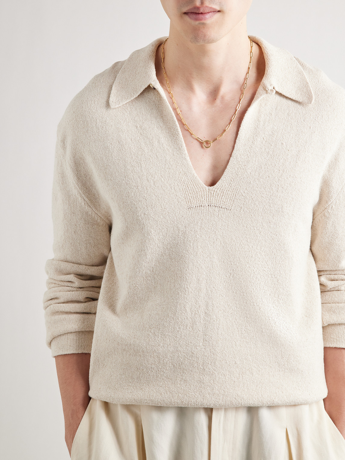 Foundrae Classic Fob 18-karat Gold Necklace In Gold