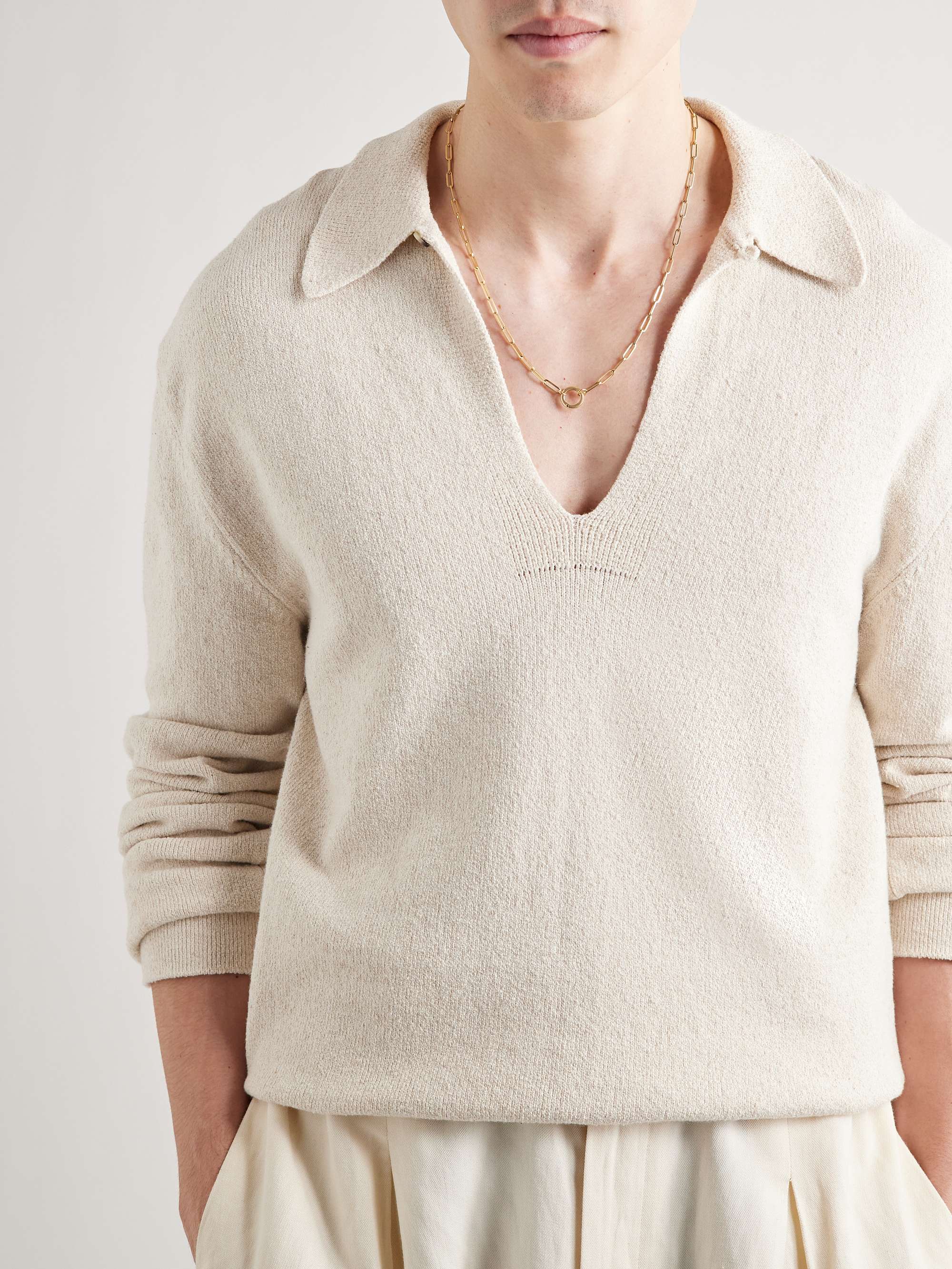 FOUNDRAE Classic Fob 18-Karat Gold Necklace