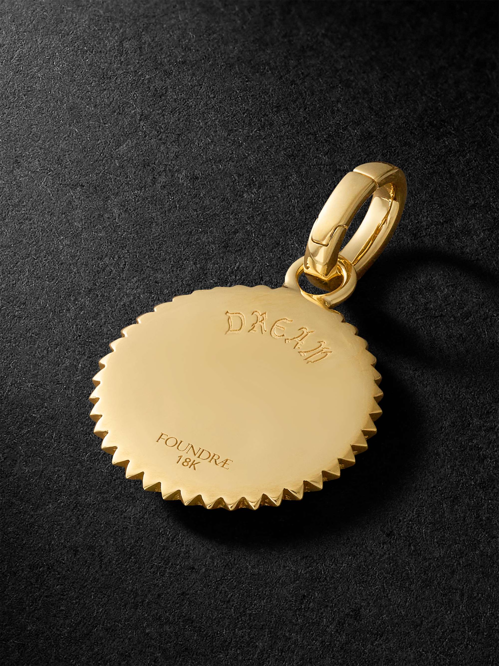 FOUNDRAE Baby Dream 18-Karat Gold Diamond Pendant