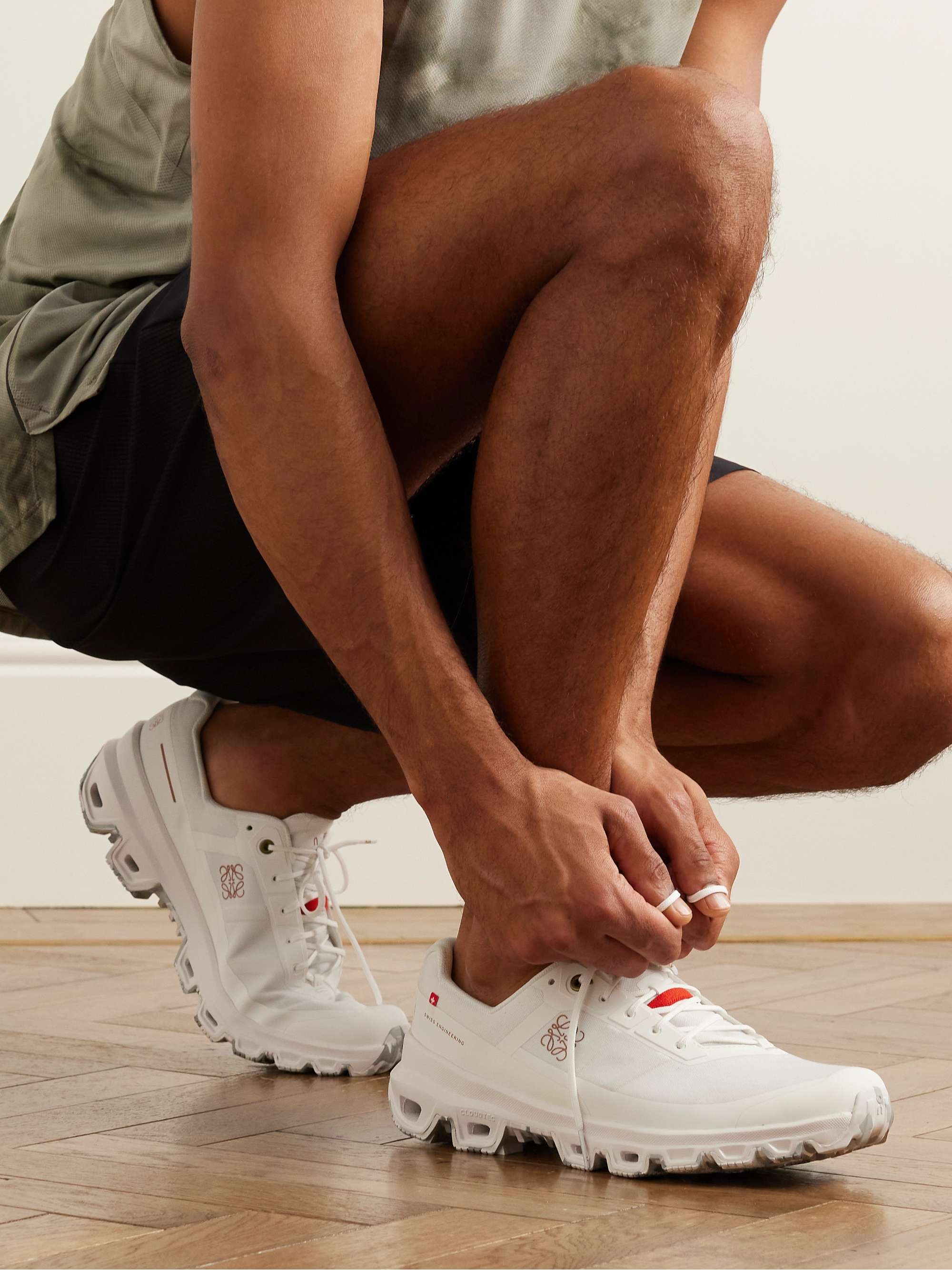 LOEWE + On Cloudventure Logo-Print Recycled Mesh Running Sneakers