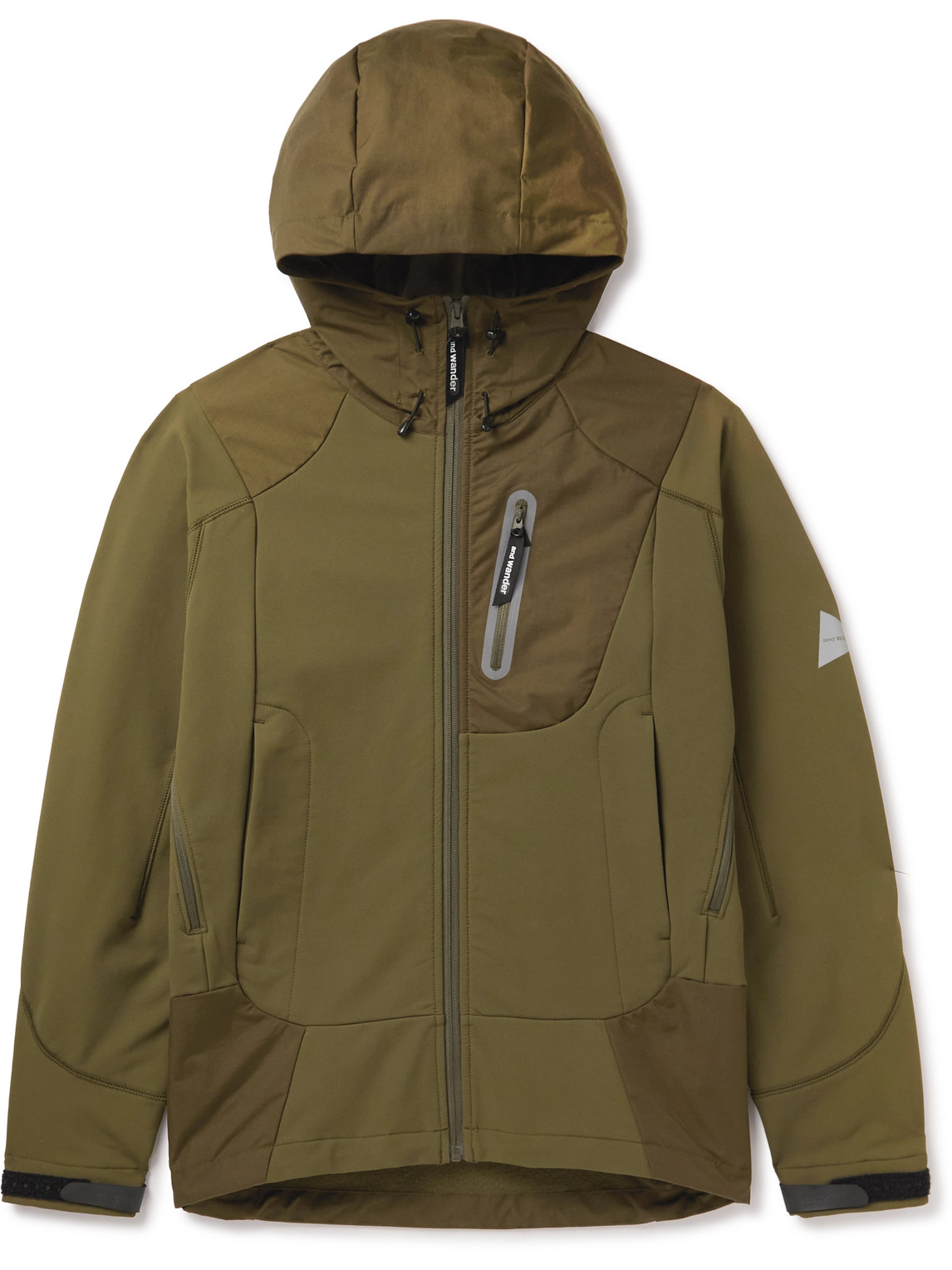 AND WANDER STRETCH-SHELL HOODED JACKET