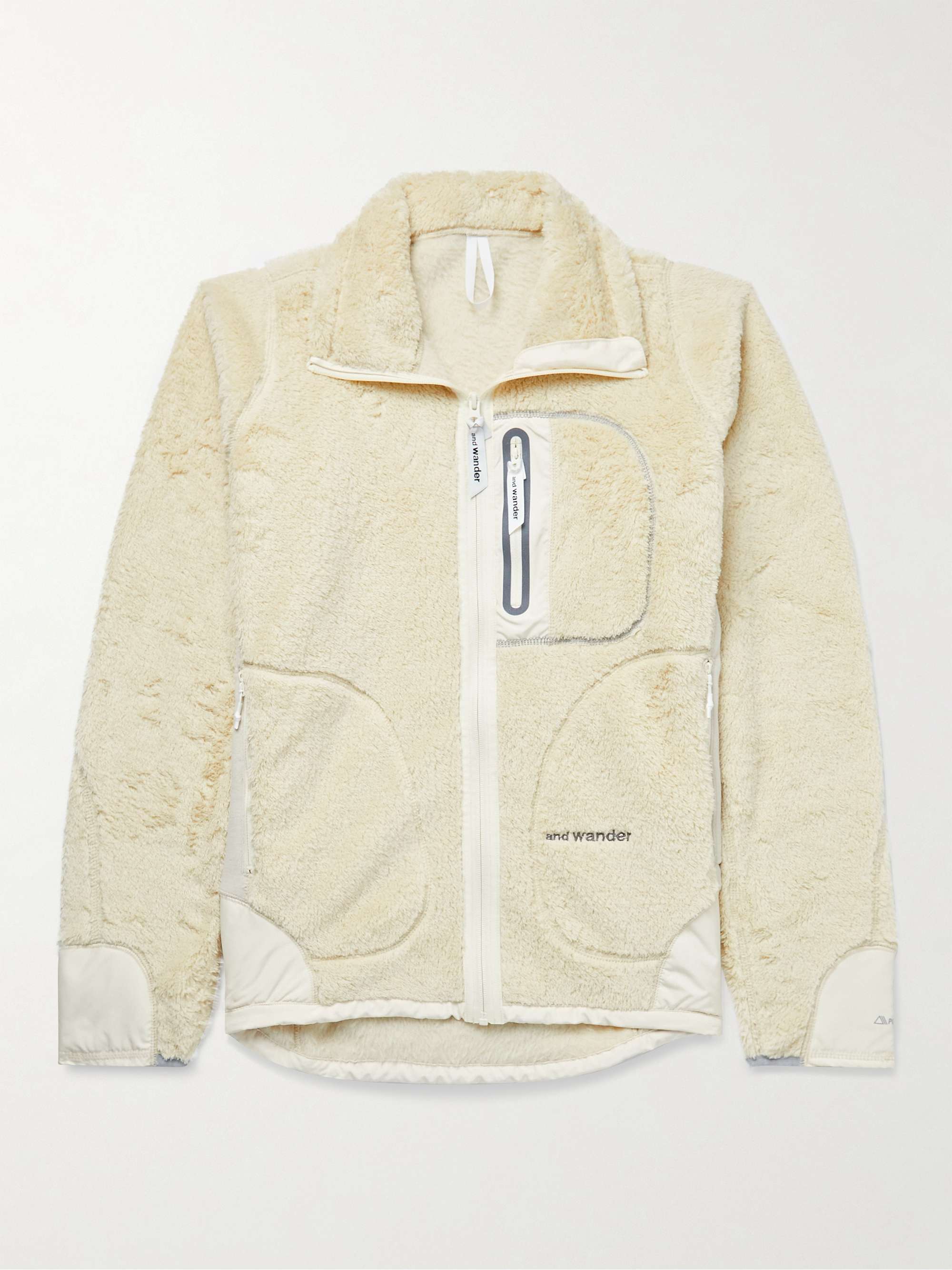 AND WANDER Shell-Trimmed Polartec® Fleece Jacket for Men | MR PORTER