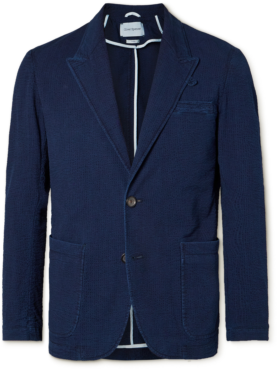 Mansfield Cotton-Seersucker Suit Jacket