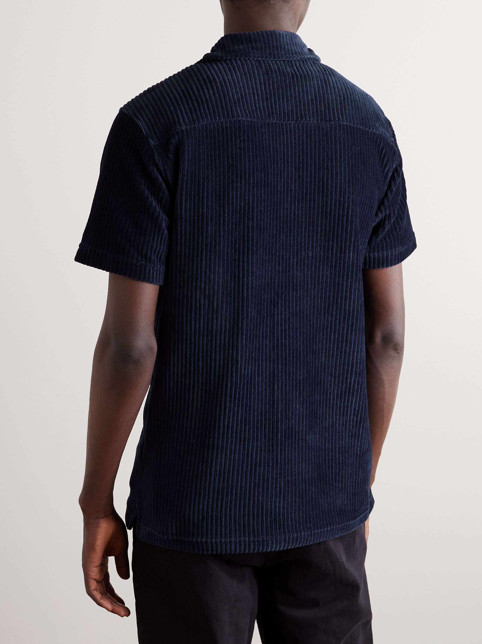 OLIVER SPENCER Riviera Organic Cotton-Blend Corduroy Shirt