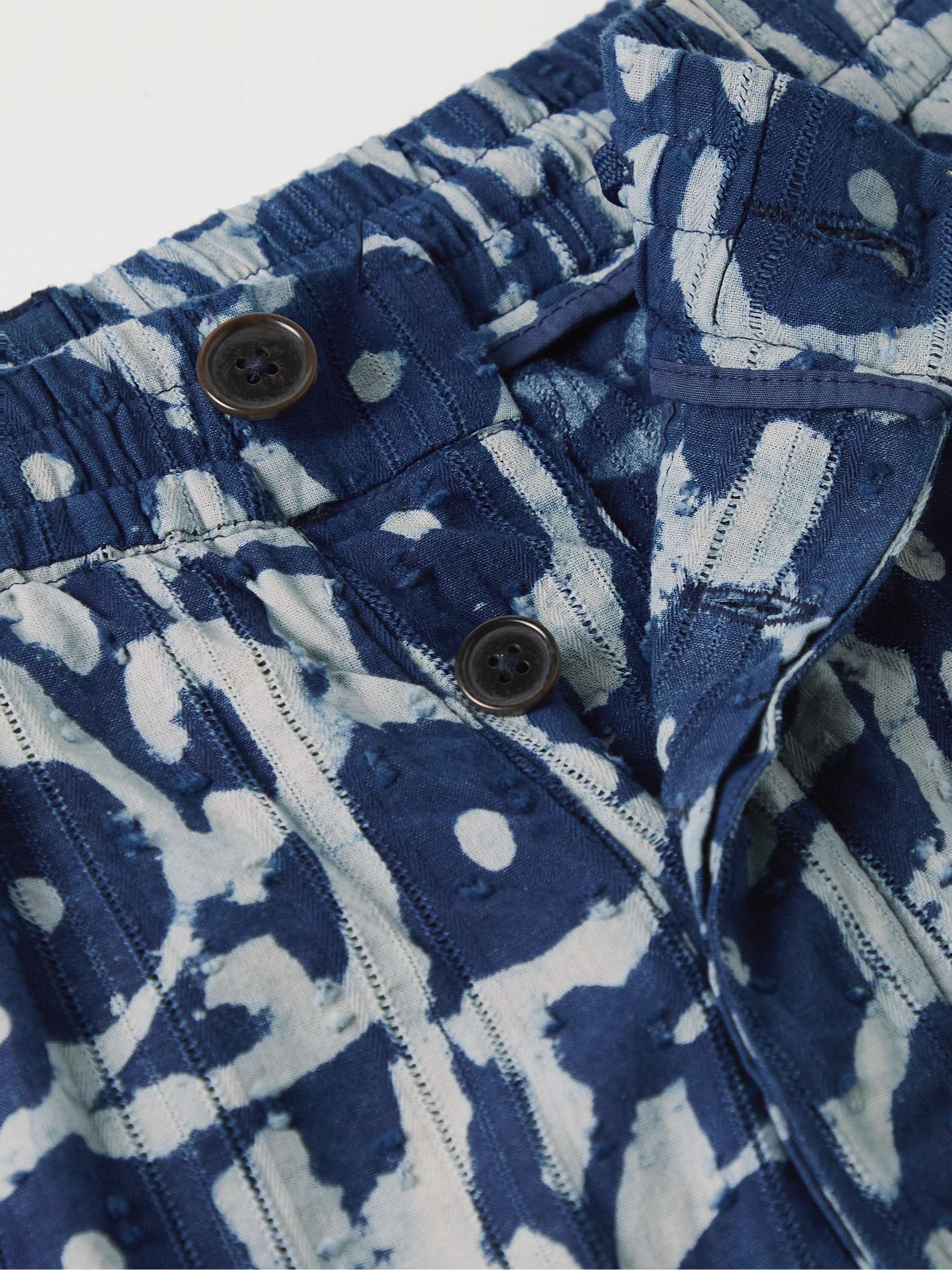 UNIVERSAL WORKS Straight-Leg Cotton-Jacquard Shorts