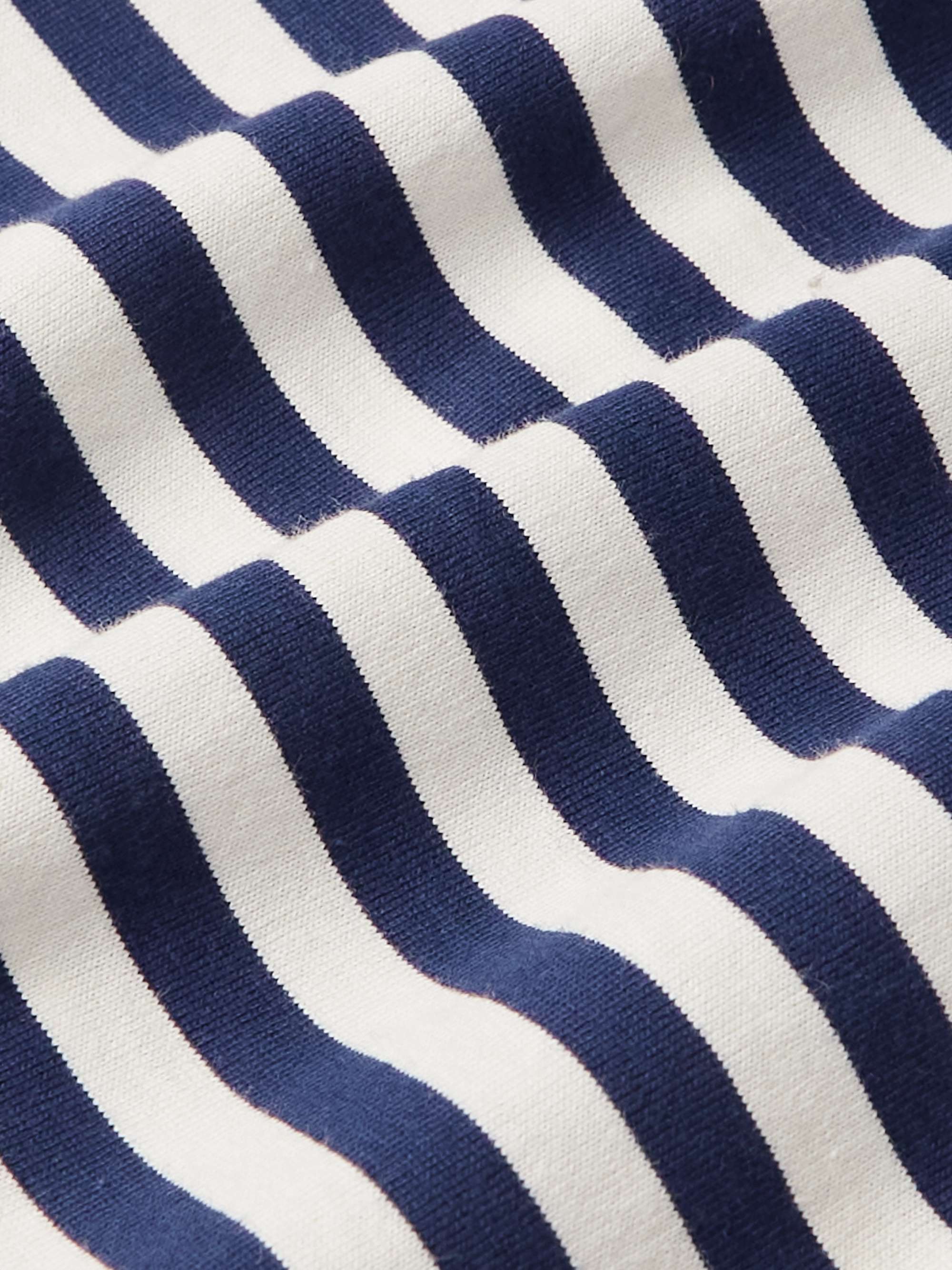 NORSE PROJECTS Essentials Niels Striped Cotton-Jersey T-Shirt | MR PORTER