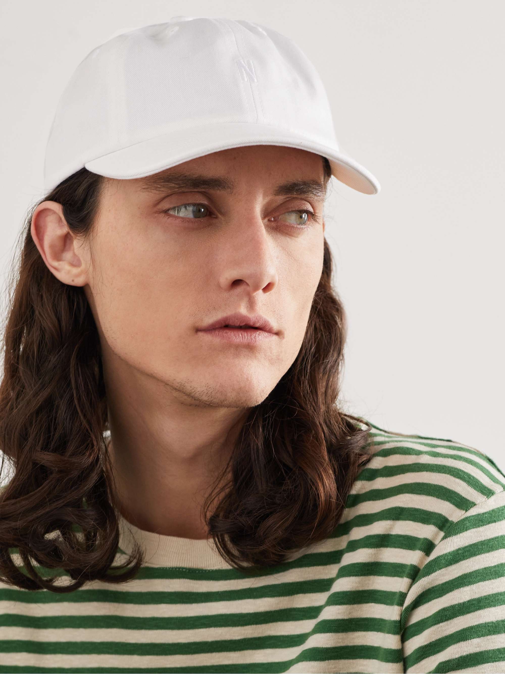NORSE PROJECTS Logo-Embroidered Cotton-Twill Baseball Cap for Men | MR ...