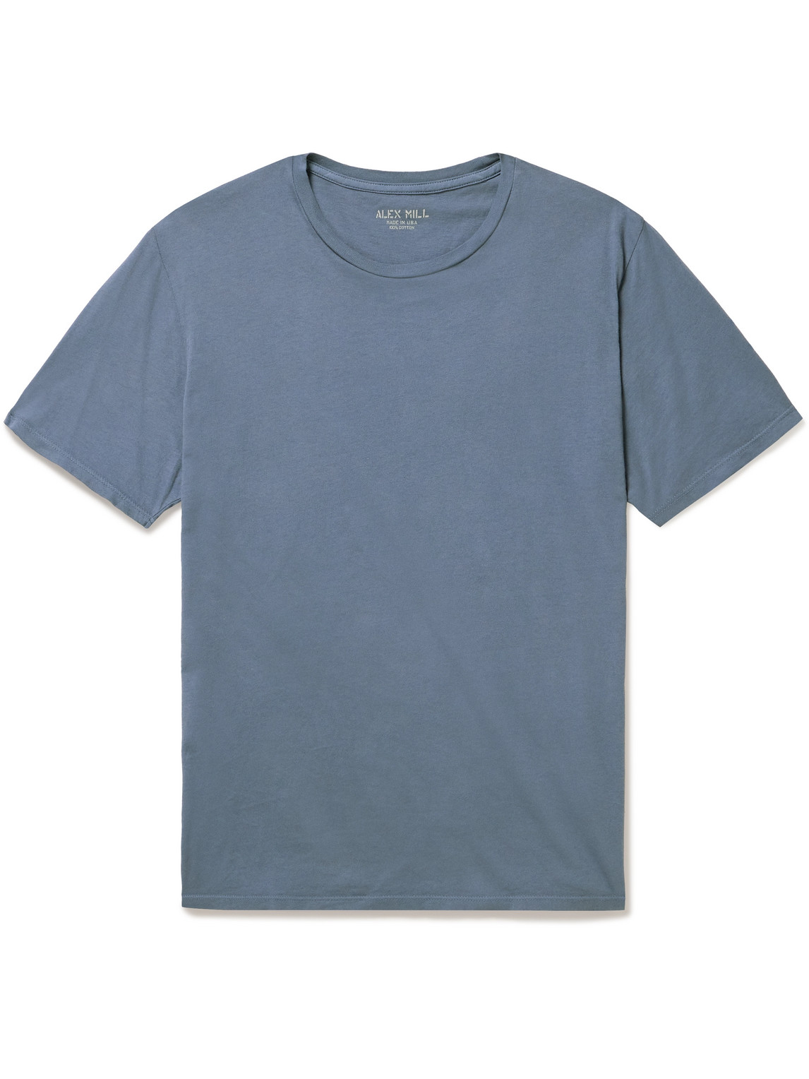 Alex Mill Mercer Cotton-jersey T-shirt In Blue