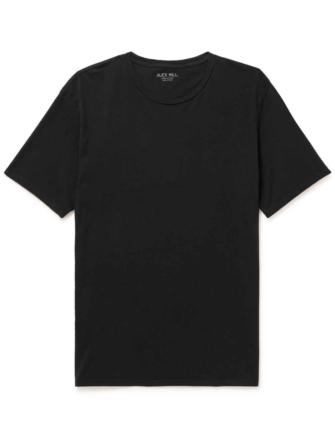 Alex Mill Mercer Cotton-jersey T-shirt In Black