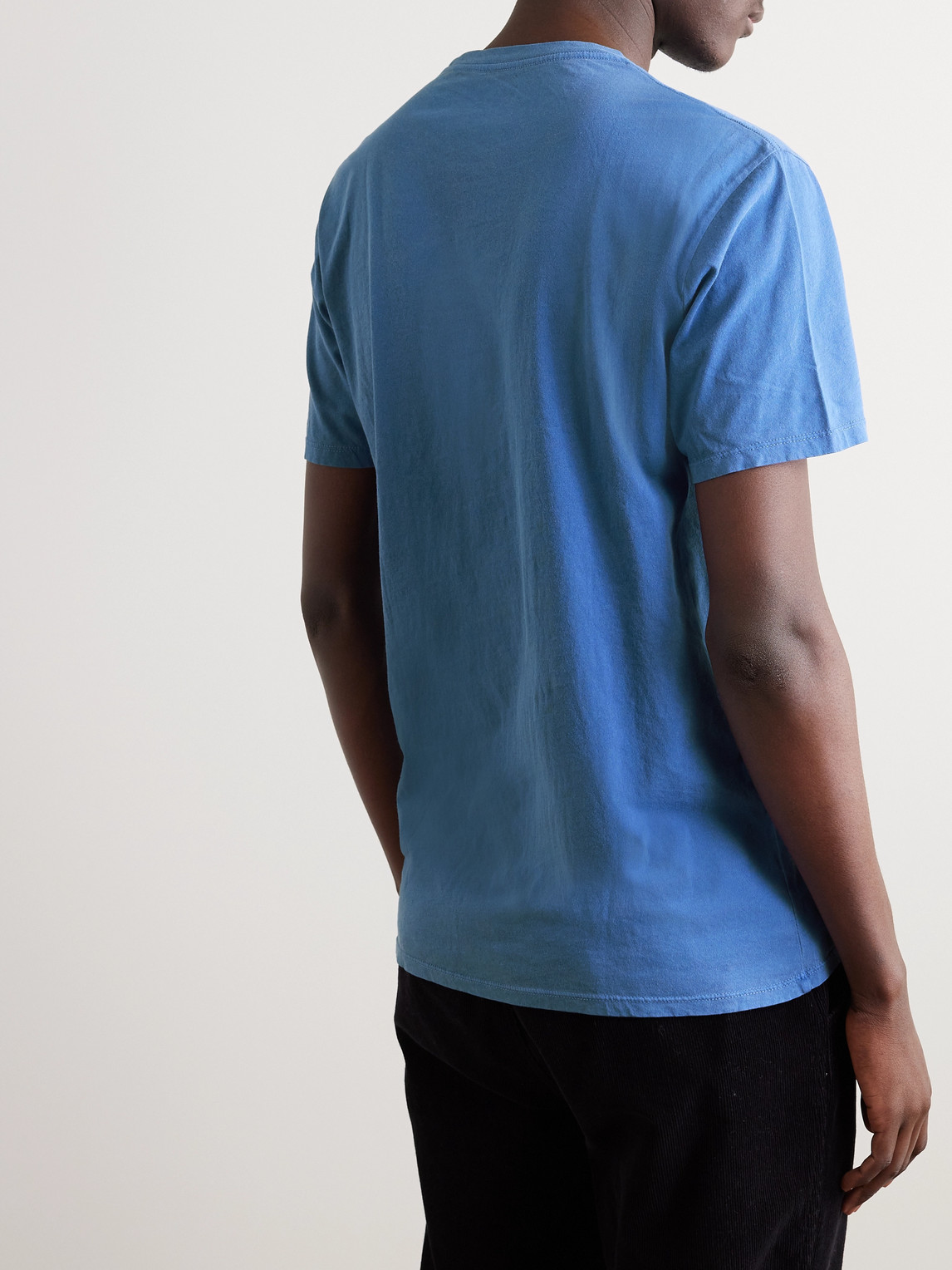 Shop Alex Mill Mercer Cotton-jersey T-shirt In Blue