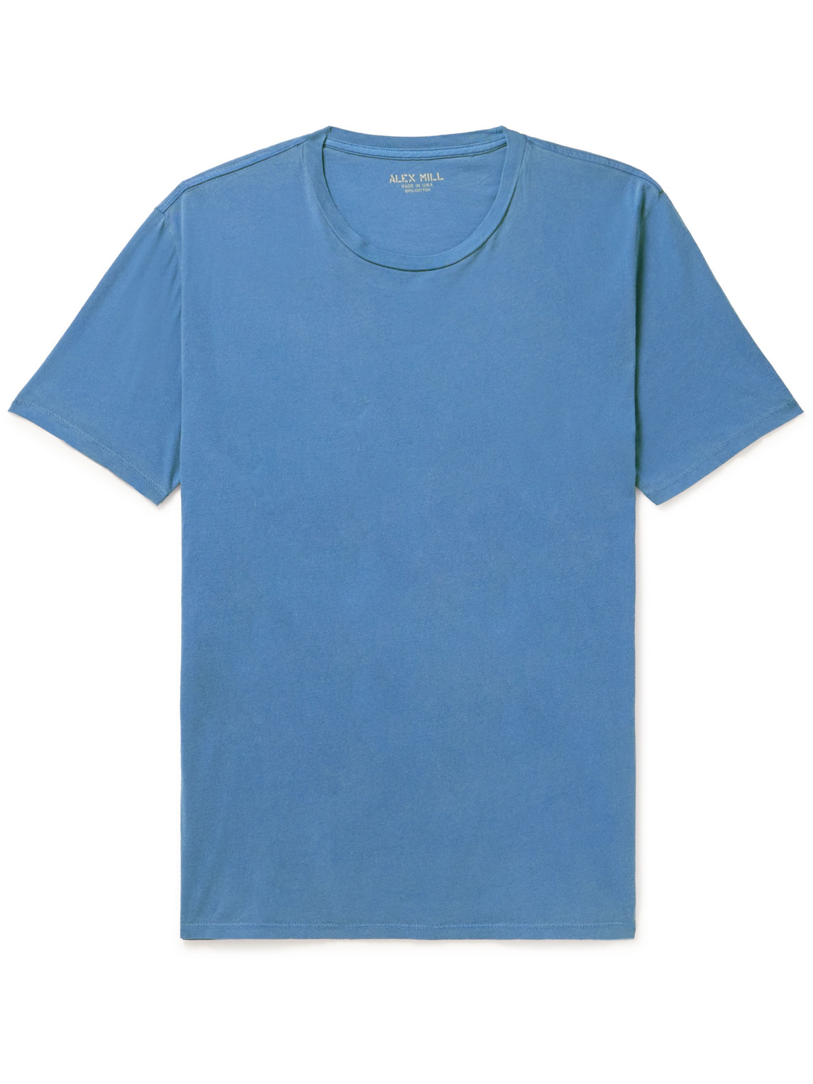Alex Mill Mercer Cotton-jersey T-shirt In Blue