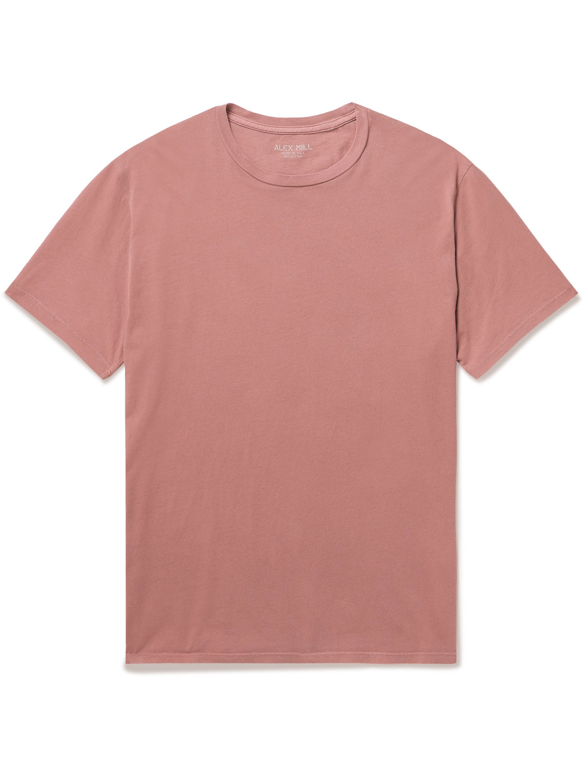 Alex Mill Mercer Cotton-jersey T-shirt In Red