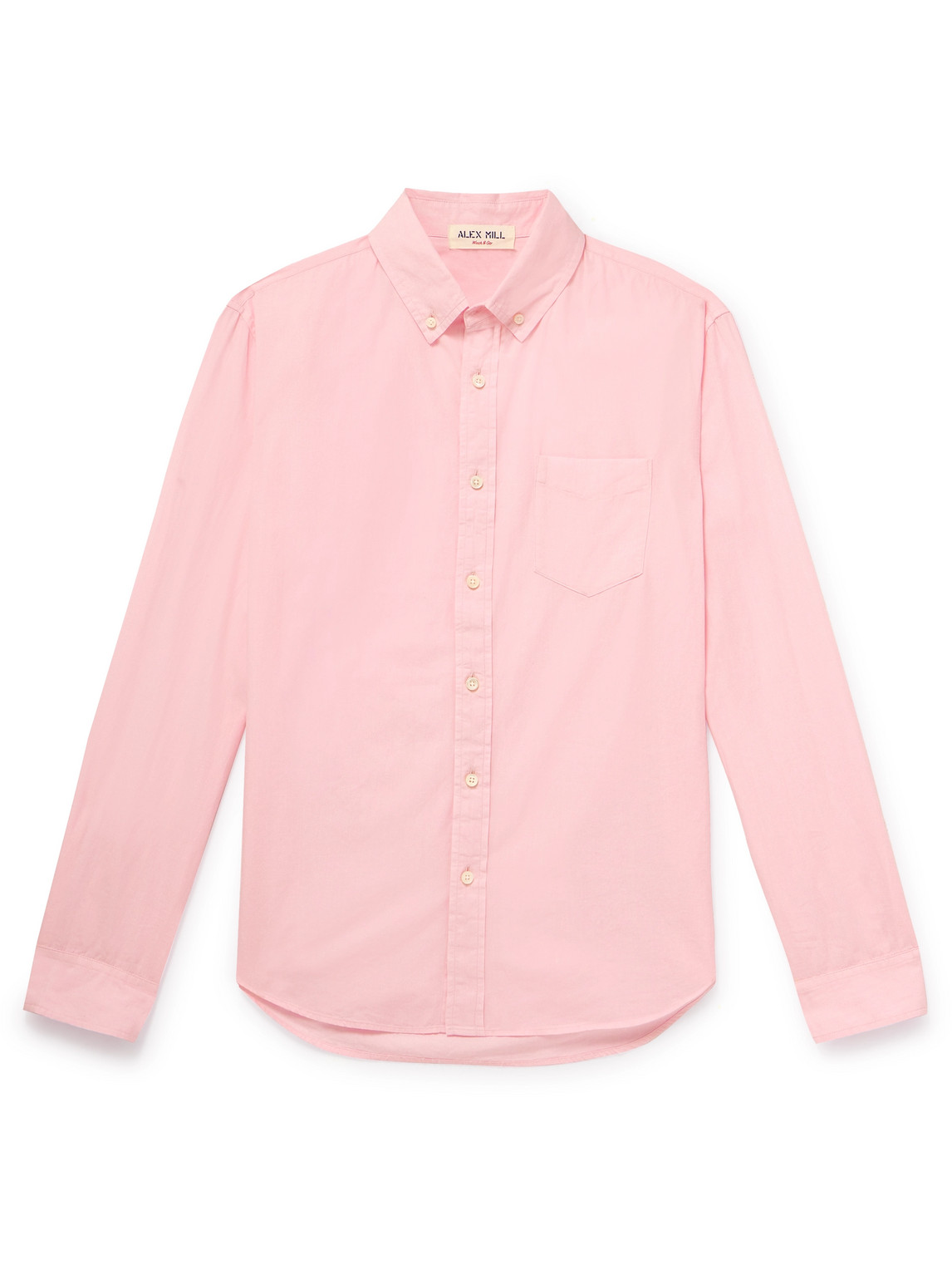 ALEX MILL MILL BUTTON-DOWN COLLAR COTTON-CHAMBRAY SHIRT