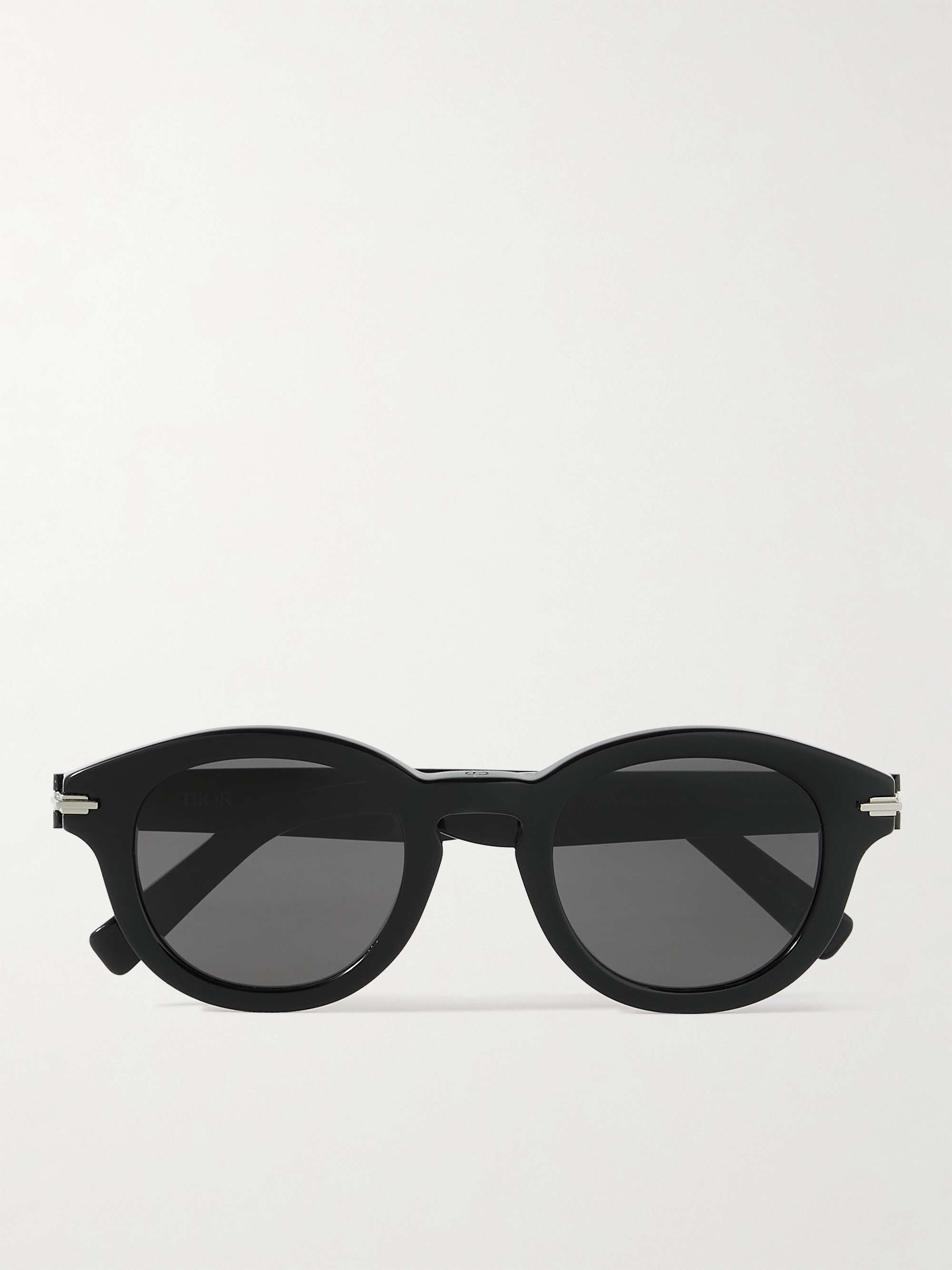 DIOR EYEWEAR DiorBlackSuit R5I Round-Frame Acetate Sunglasses for Men ...