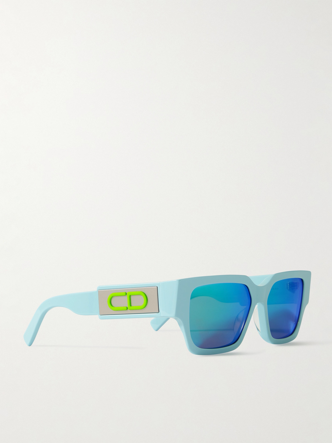 Dior Cd Su Square-frame Acetate And Silver-tone Sunglasses In Unknown