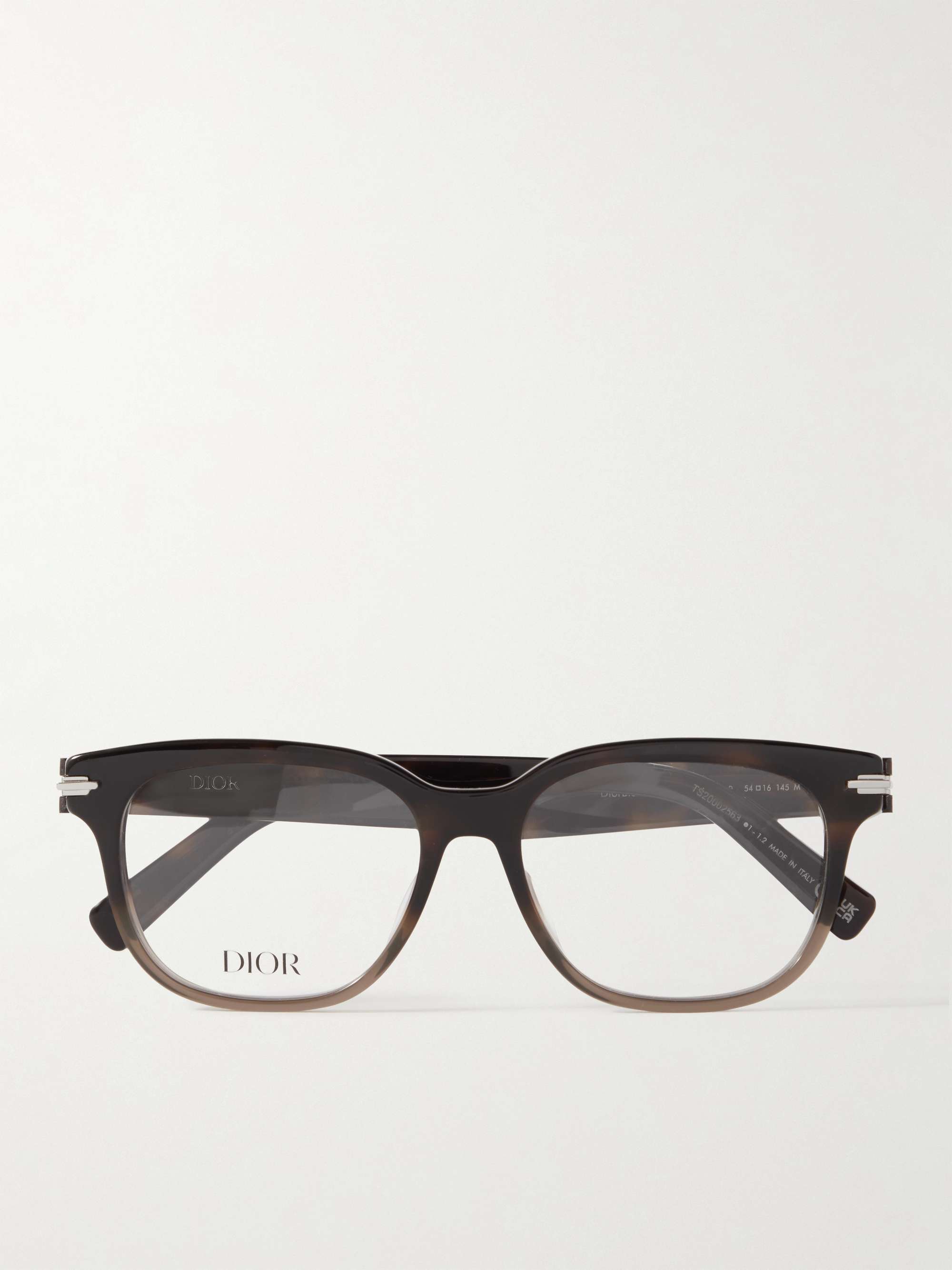 DIOR EYEWEAR DiorBlackSuit O S11I D-Frame Acetate Blue Light-Blocking Optical Glasses