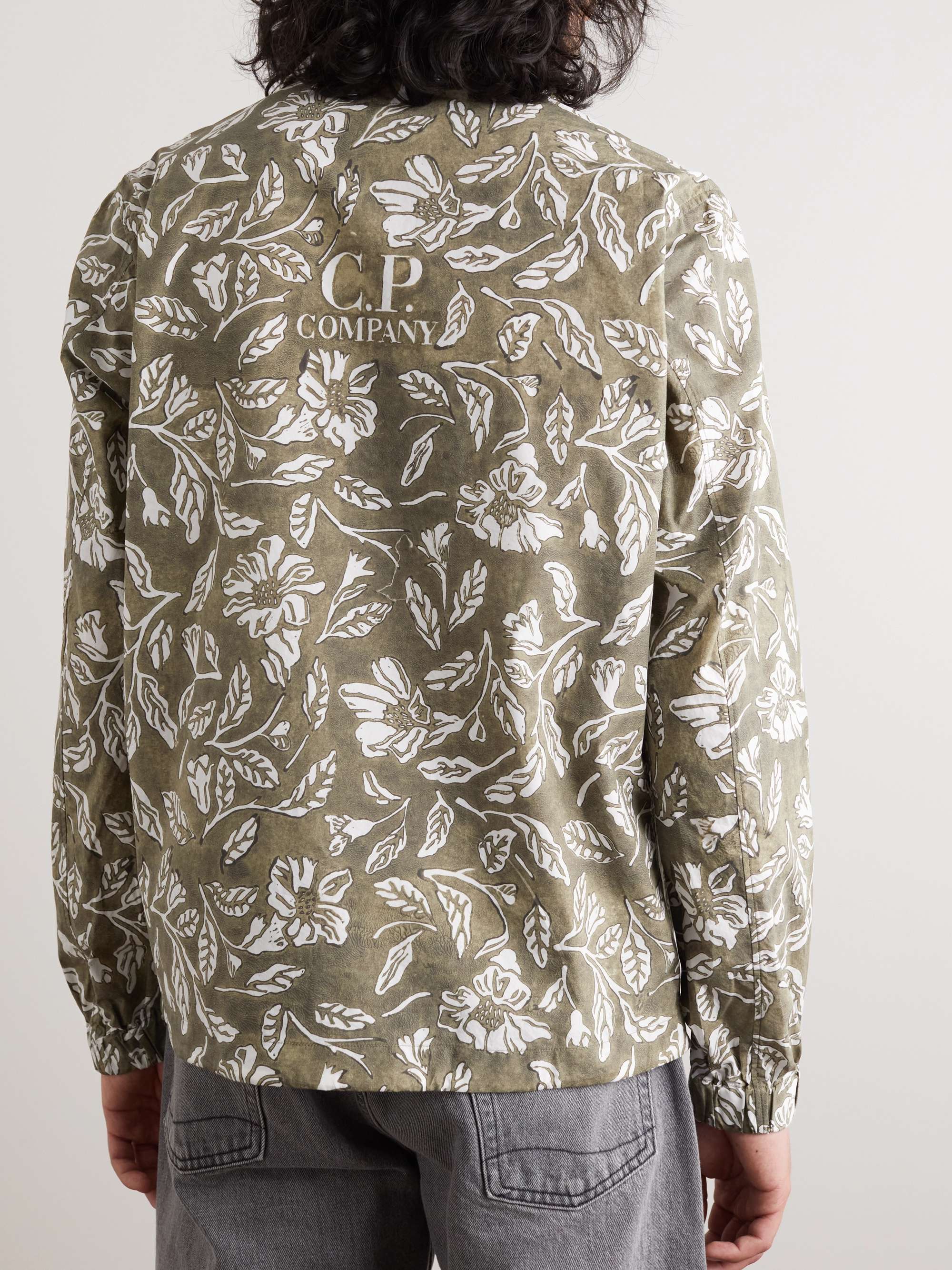 C.P. COMPANY Printed Cotton-Poplin Shirt Jacket