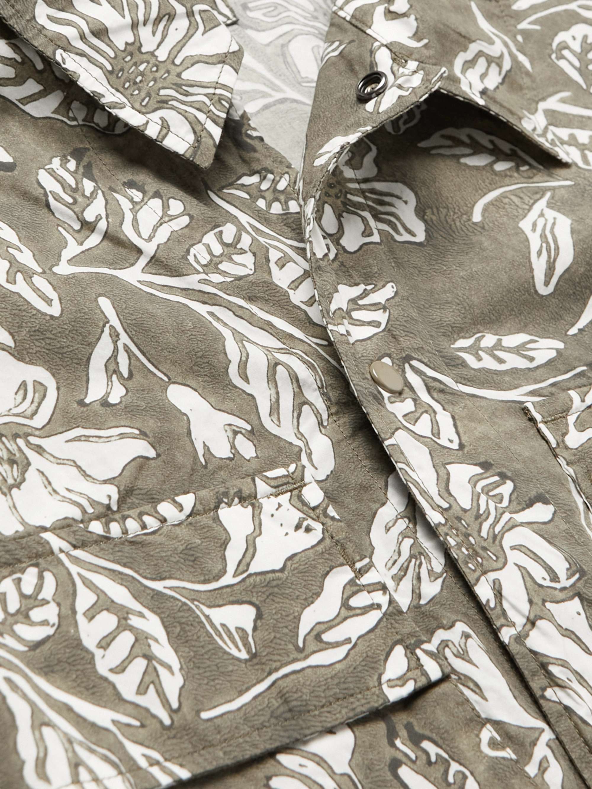 C.P. COMPANY Printed Cotton-Poplin Shirt Jacket