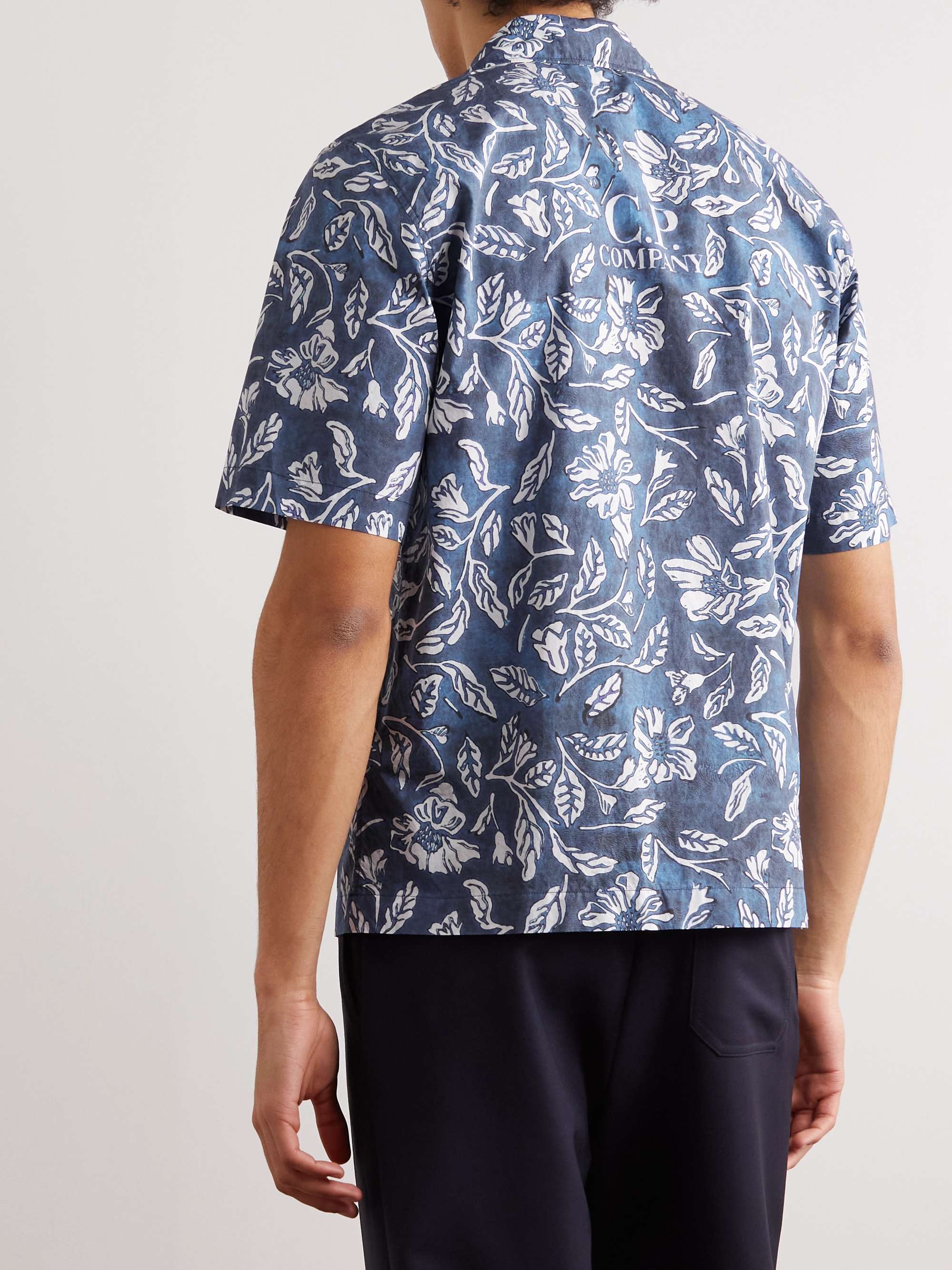 C.P. COMPANY Floral-Print Cotton Shirt