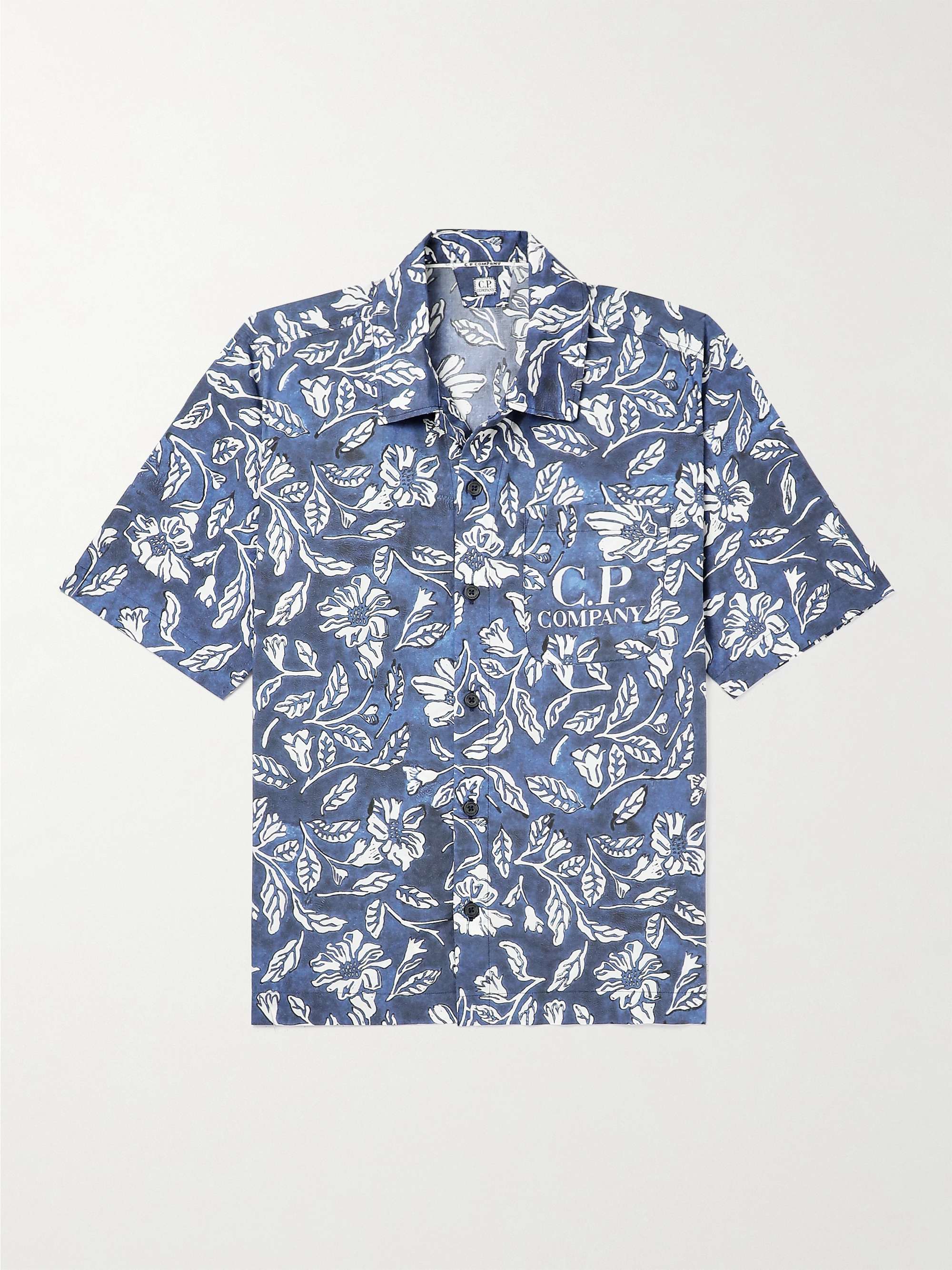 Floral-Print Cotton Shirt