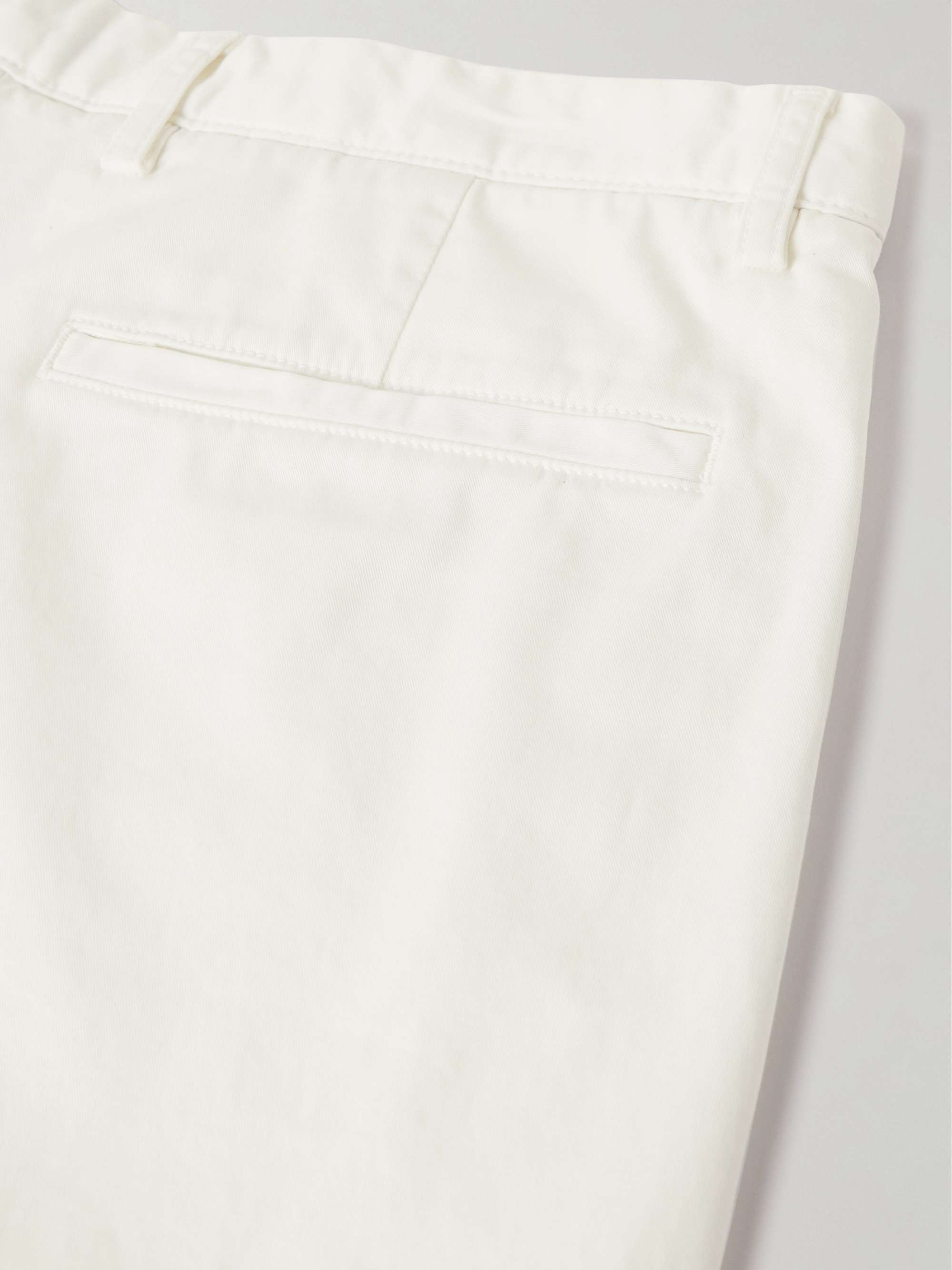 THEORY Zaine Straight-Leg Stretch-Cotton Chino Shorts