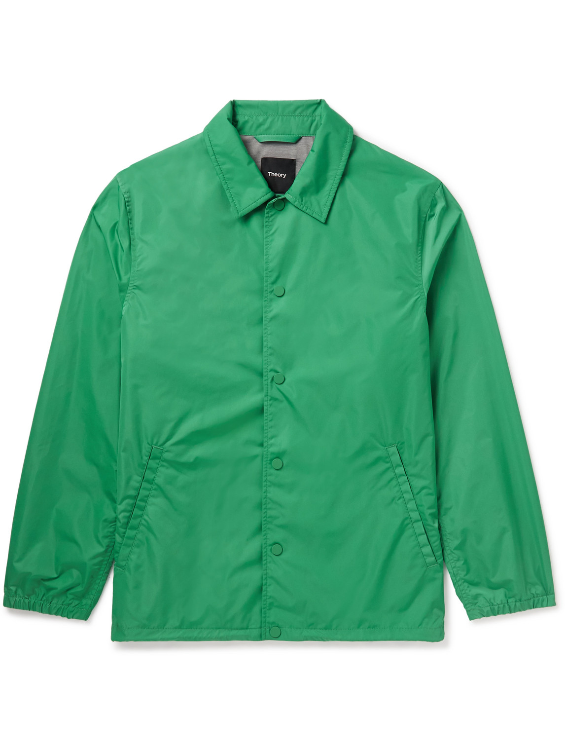 Theory Coach Shell Jacket In Green