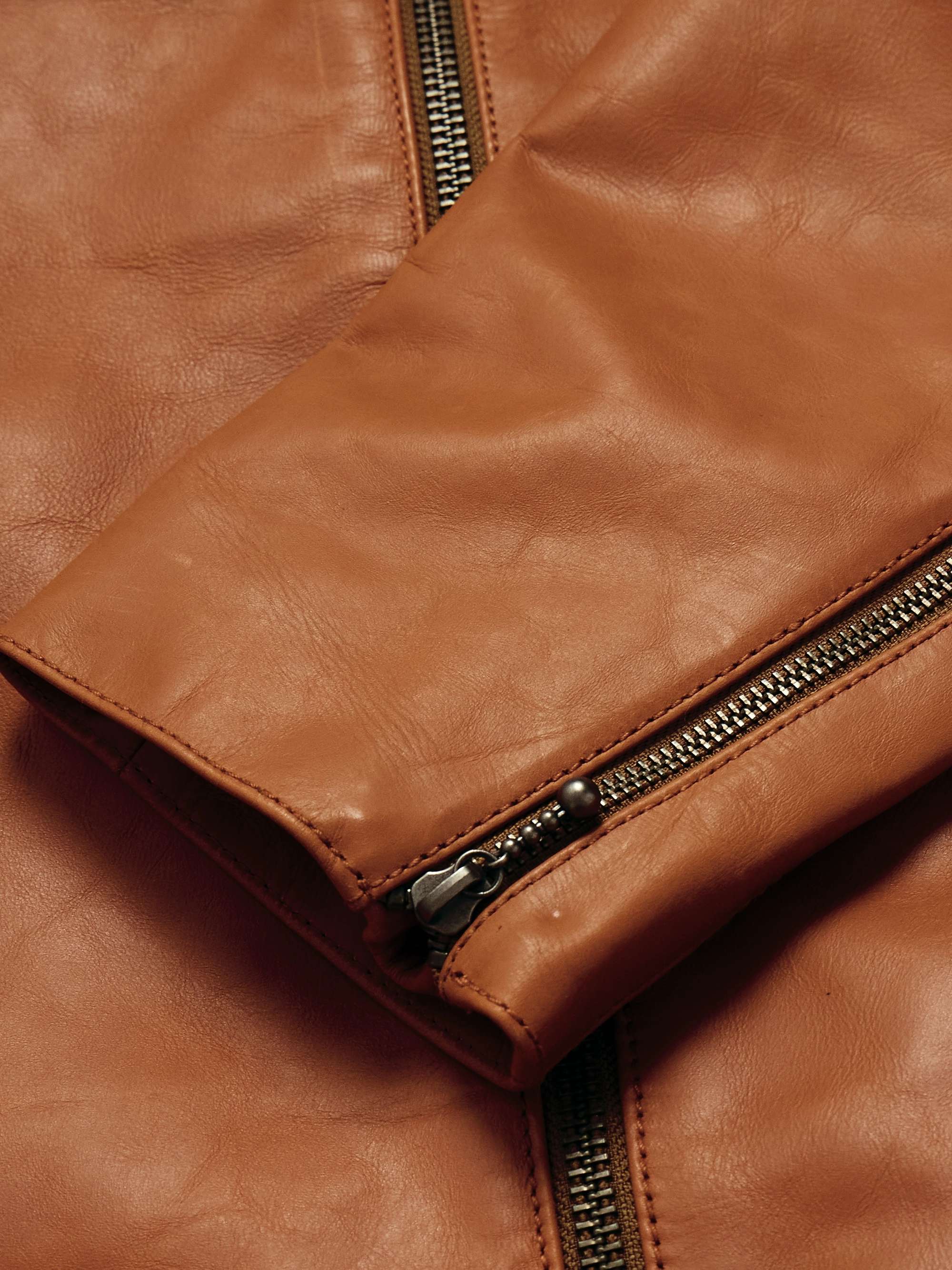 Eddy Slim-Fit Leather Jacket